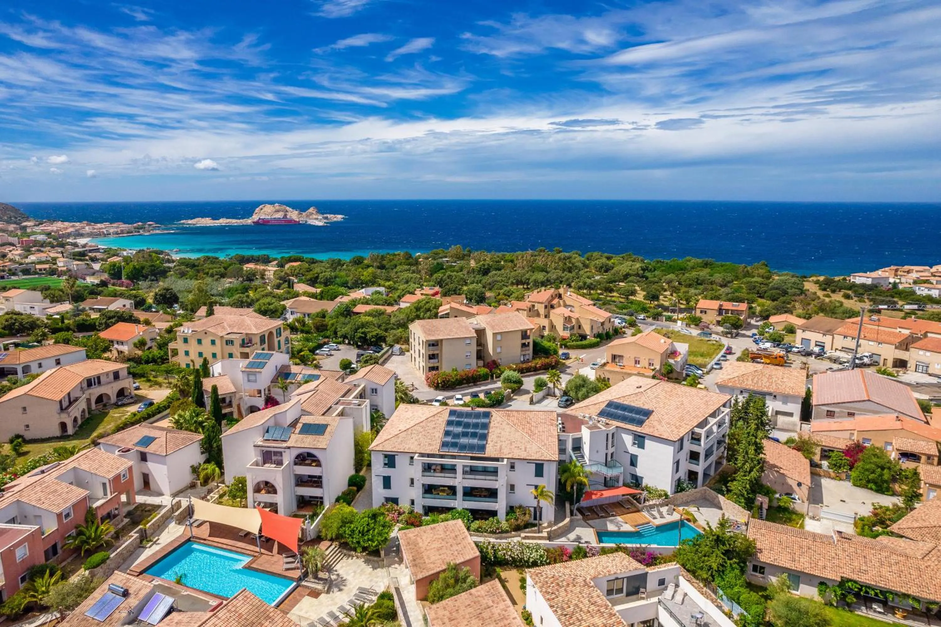 Sea view in Les Alizés Résidence & Spa
