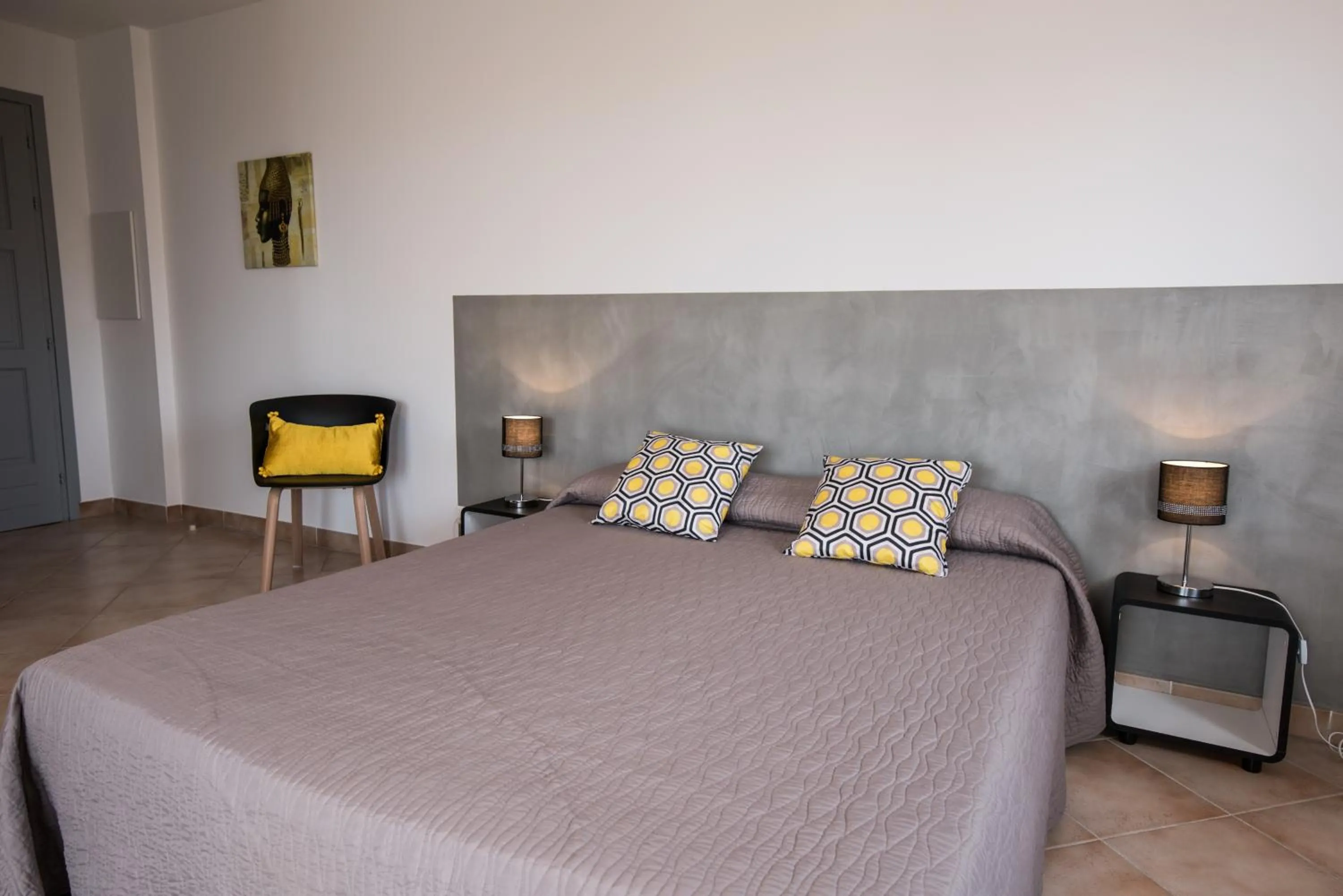 Bed in Les Alizés Résidence & Spa