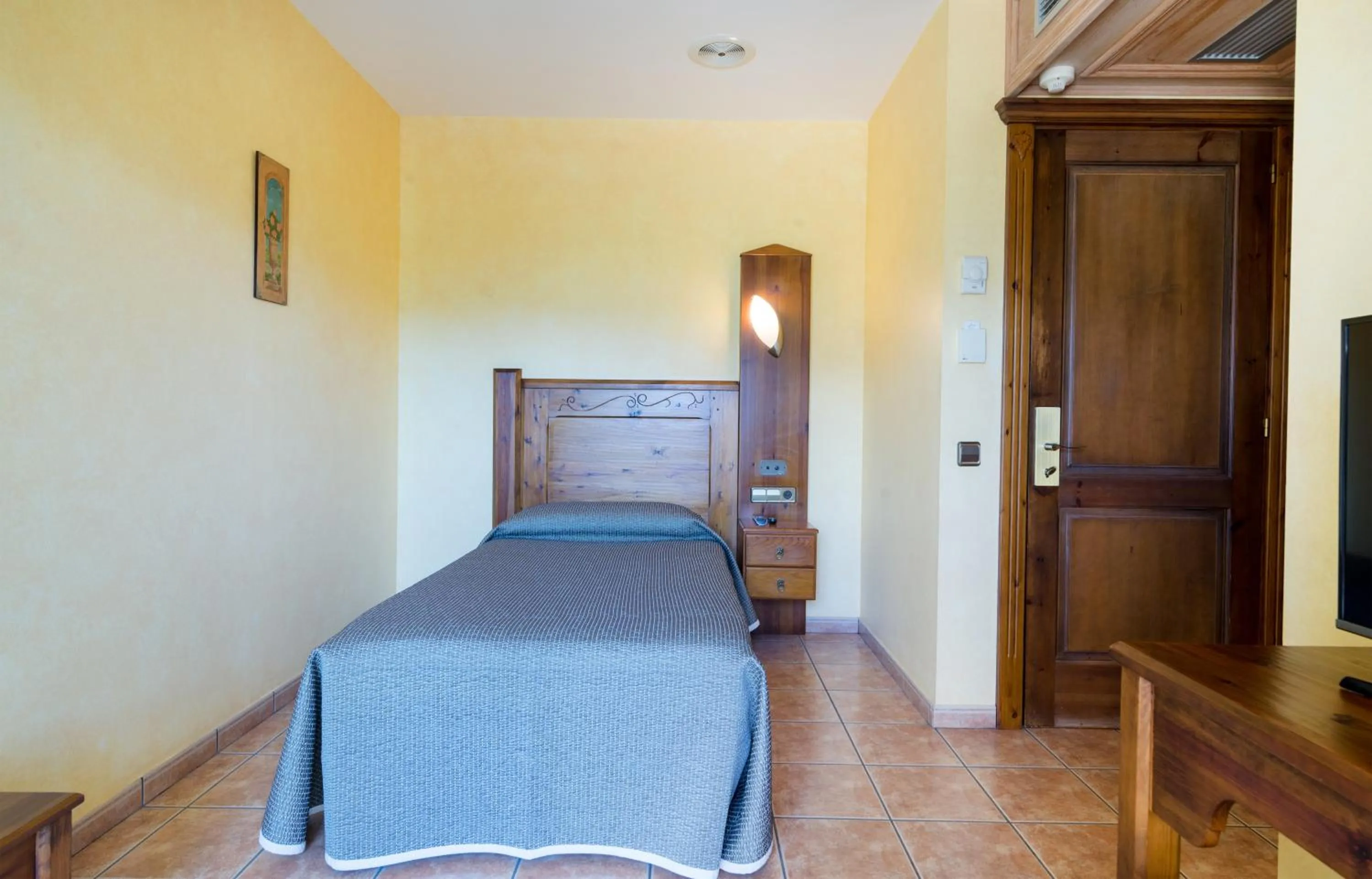 Bed in Hotel Restaurant Cal Petit