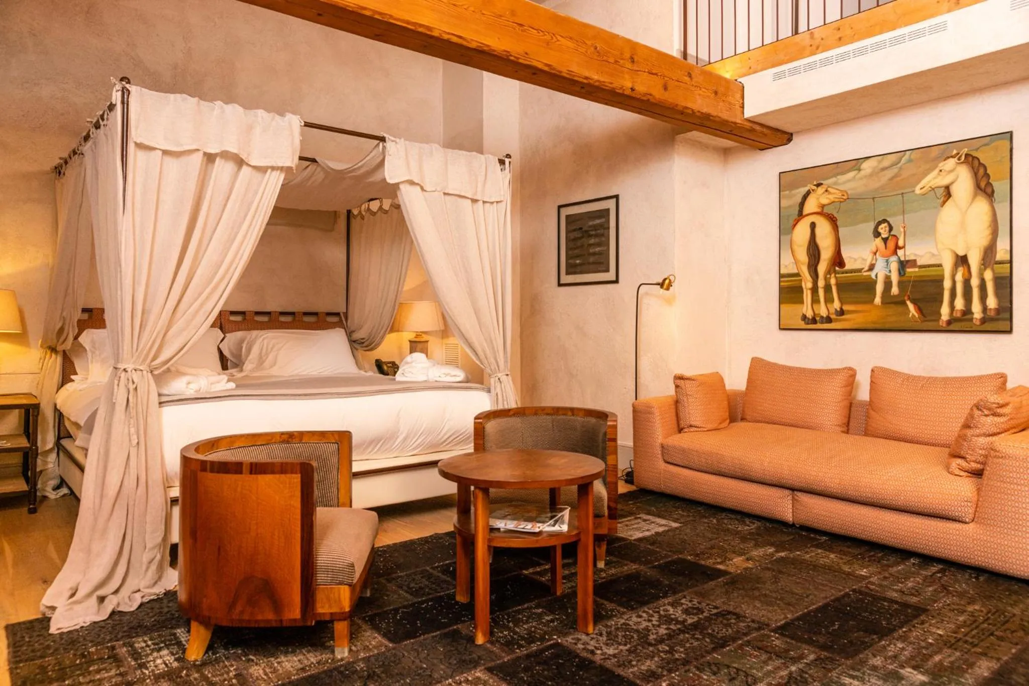 Decorative detail, Bed in La Barchessa di Villa Pisani