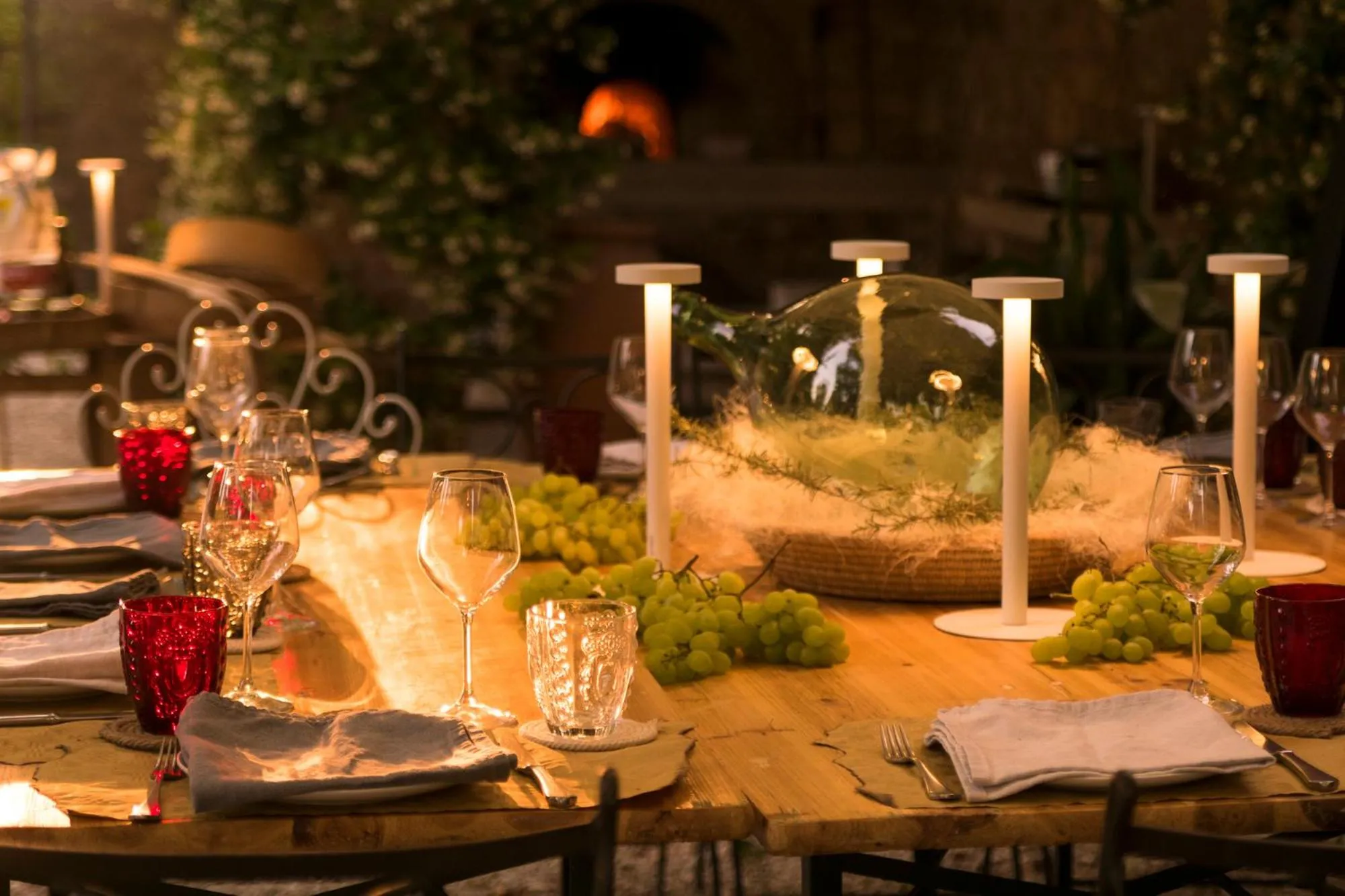 Patio in La Barchessa di Villa Pisani