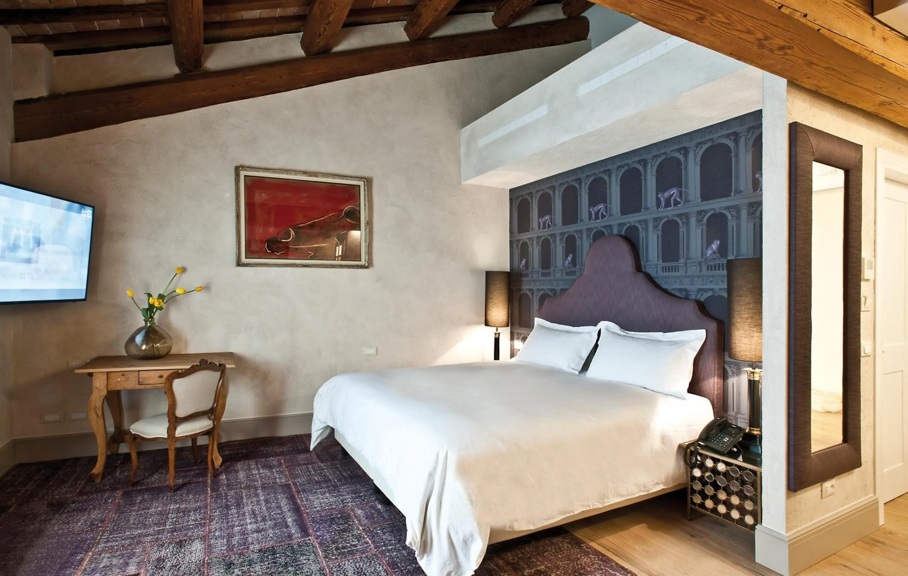 Bed in La Barchessa di Villa Pisani