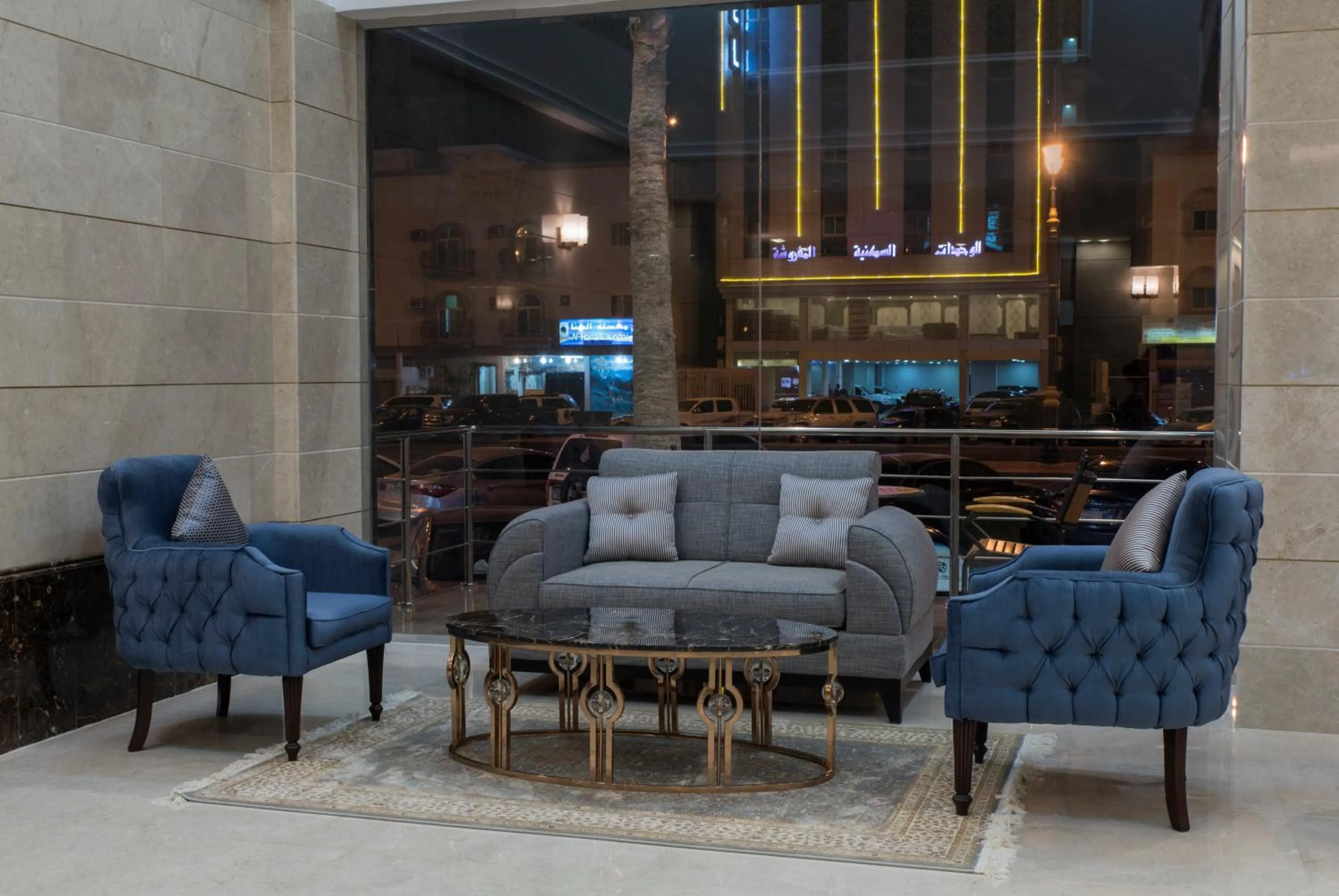 Lobby or reception in Remaz Suites Hotel