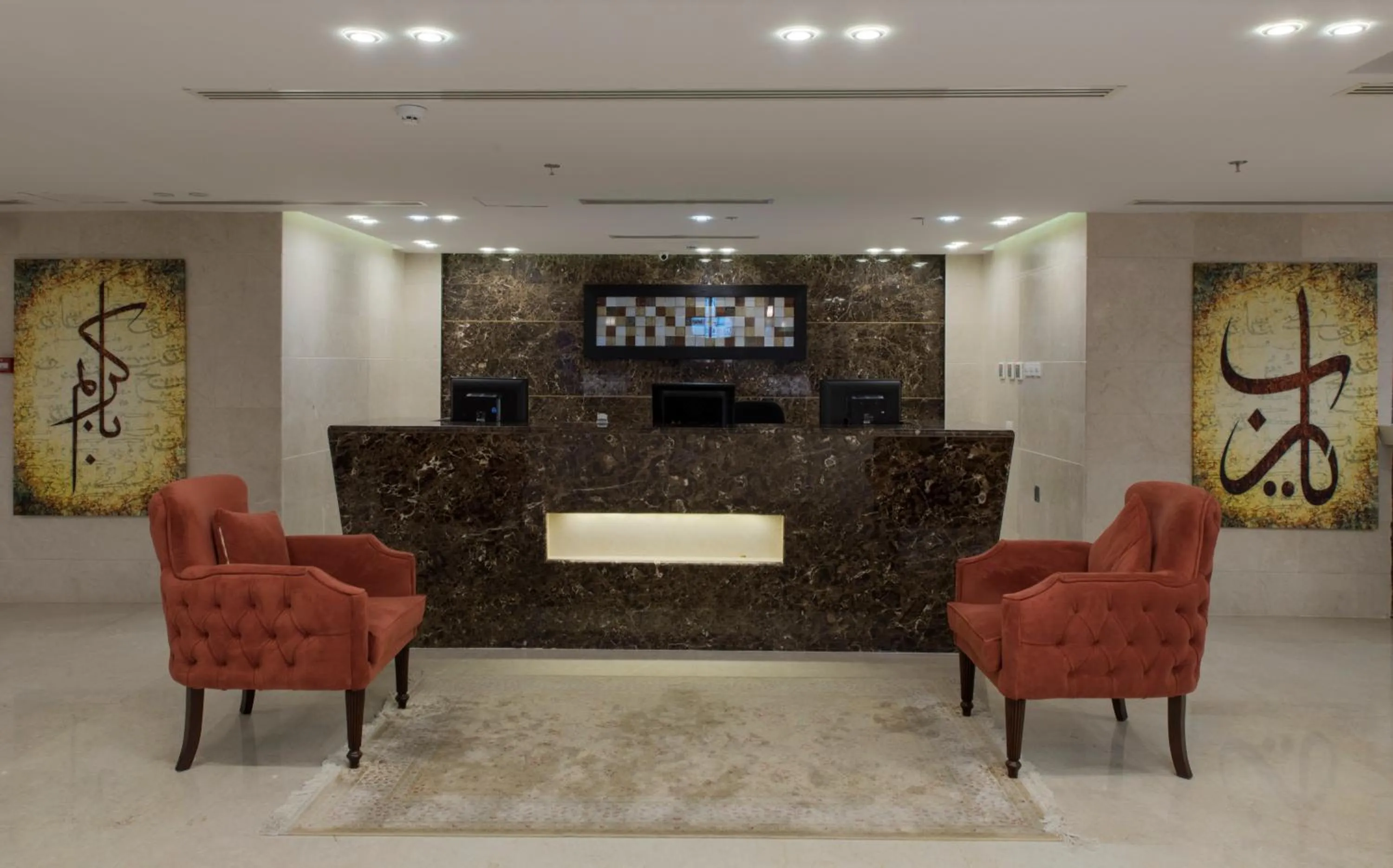 Lobby or reception in Remaz Suites Hotel