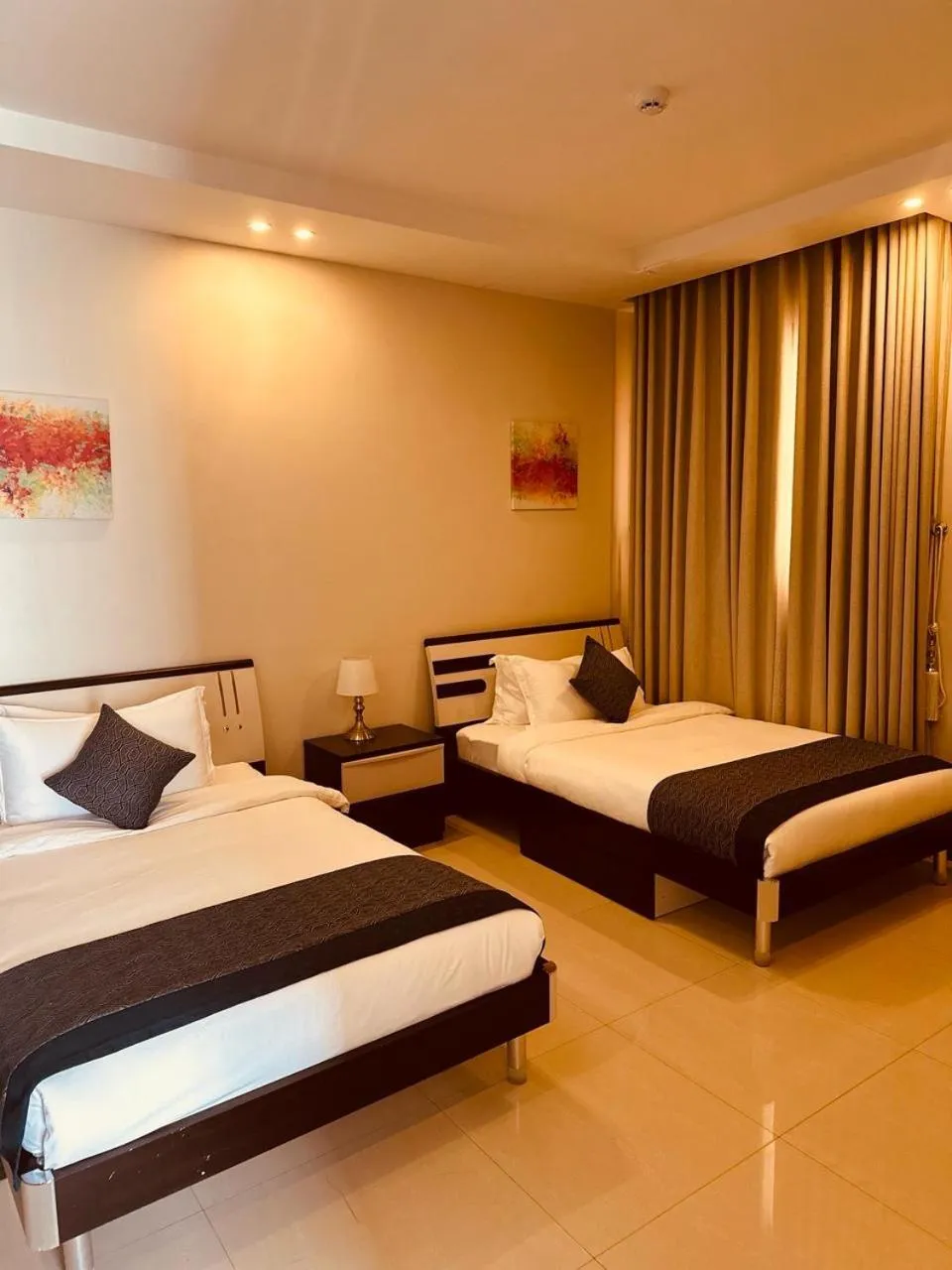 Bed in Remaz Suites Hotel