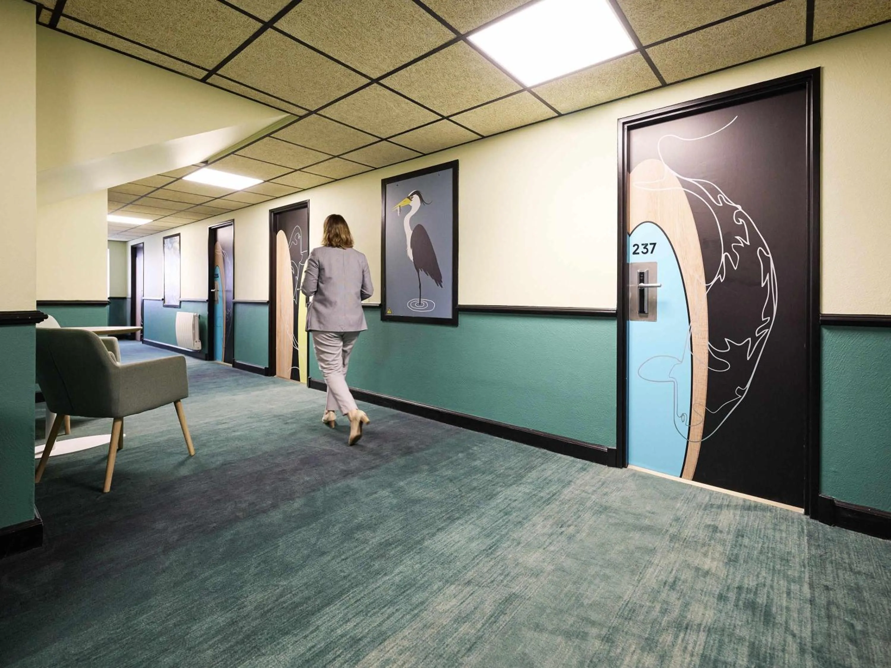 Bedroom in ibis Styles Bordeaux Begles Arena