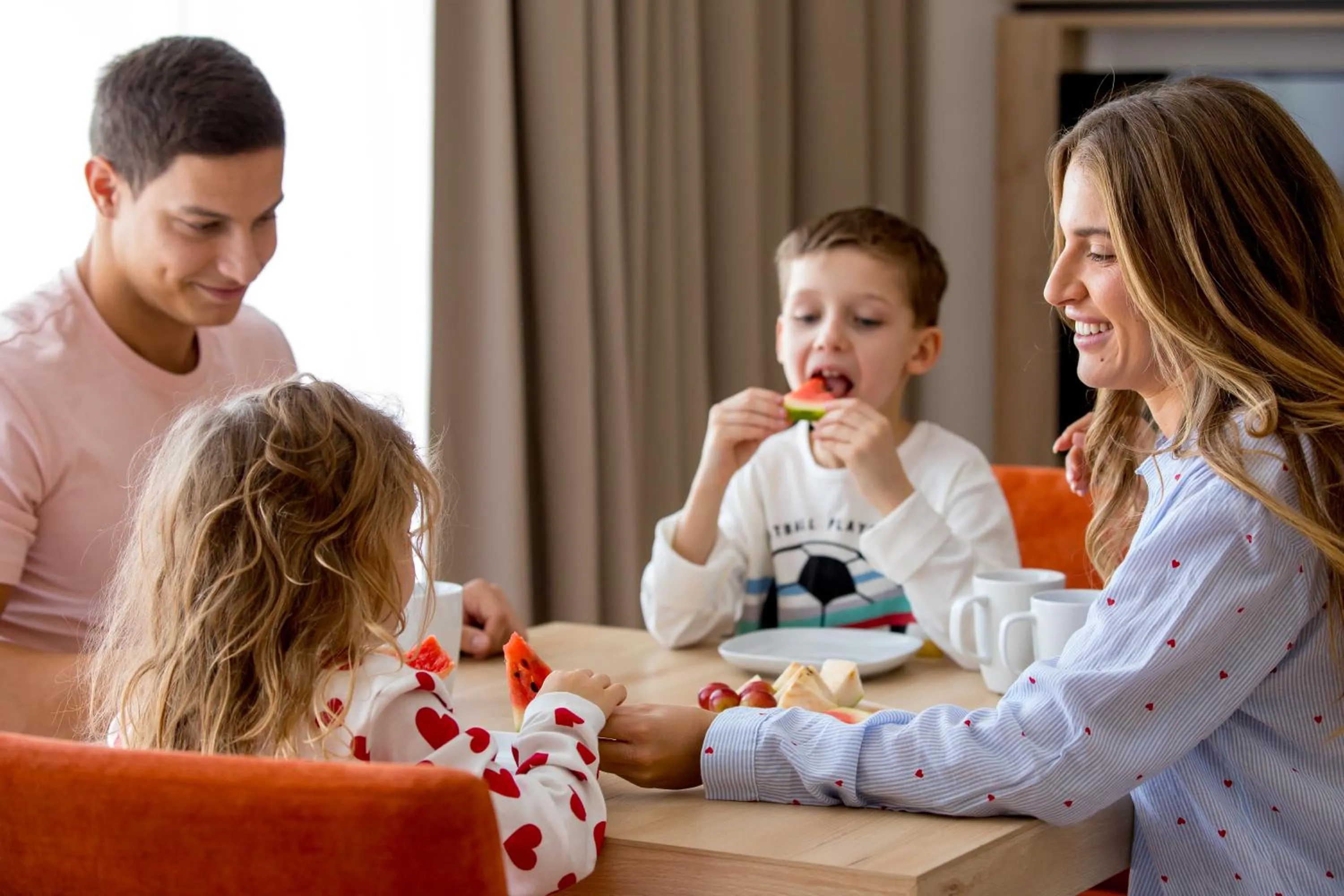 Family in Blue Mountain Resort
