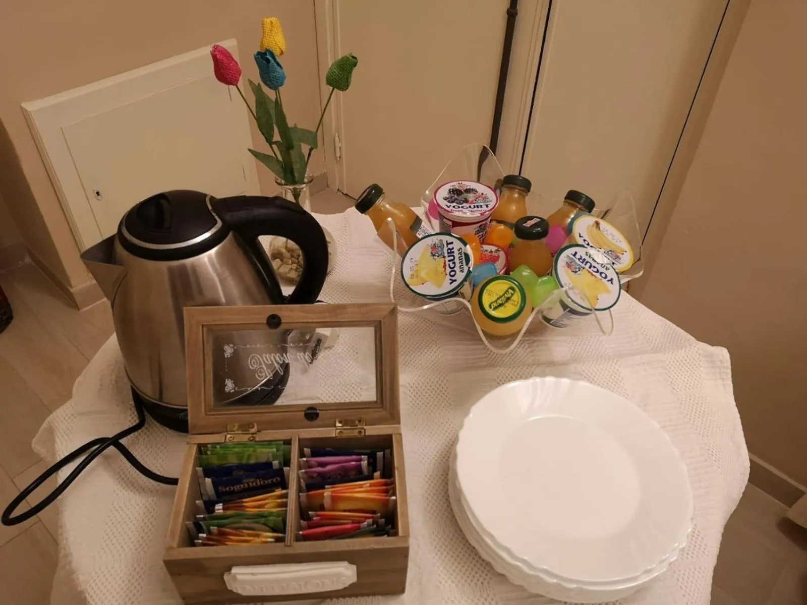 Food and drinks in B&B Rossini