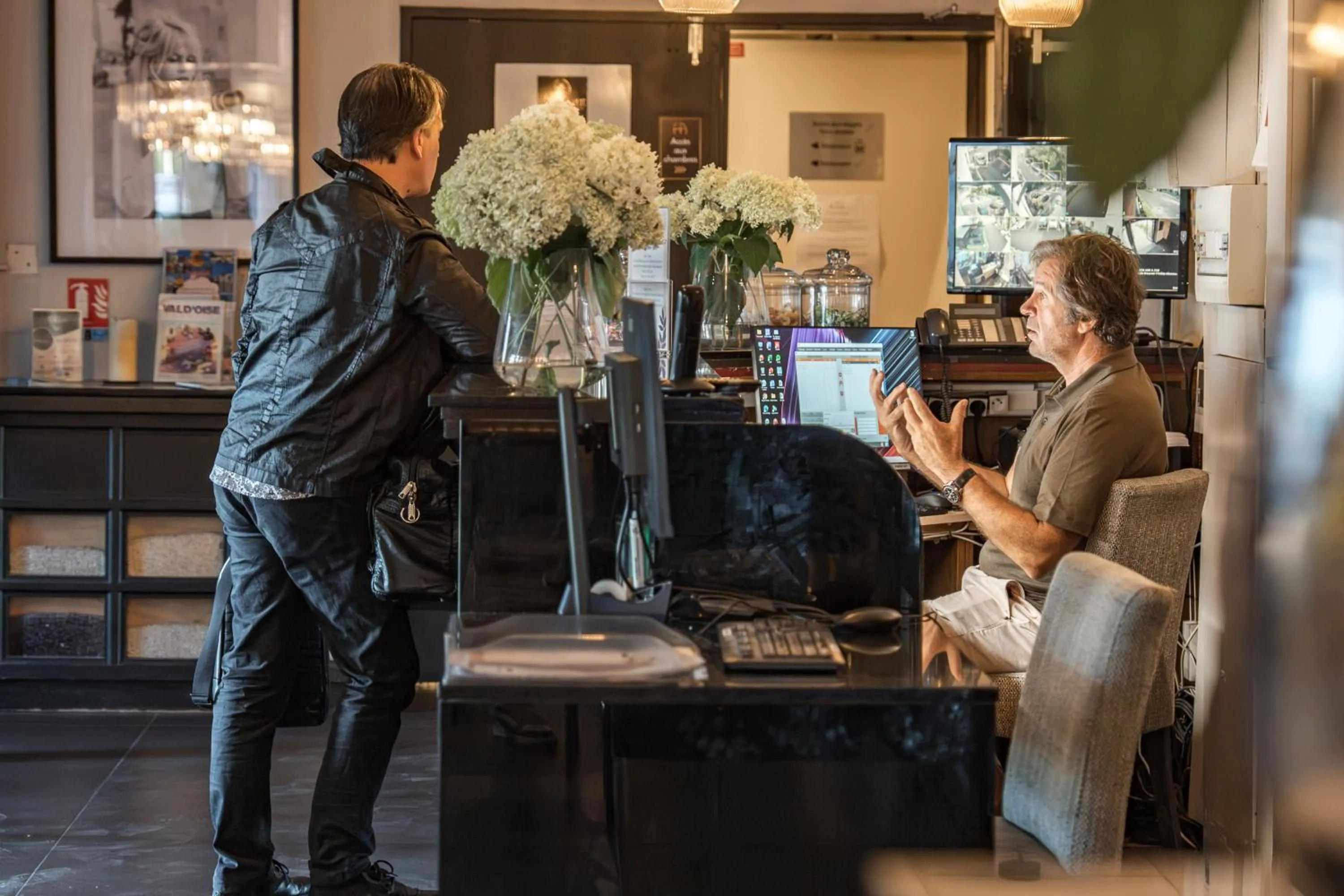 Lobby or reception in Hotel Acadie Eragny