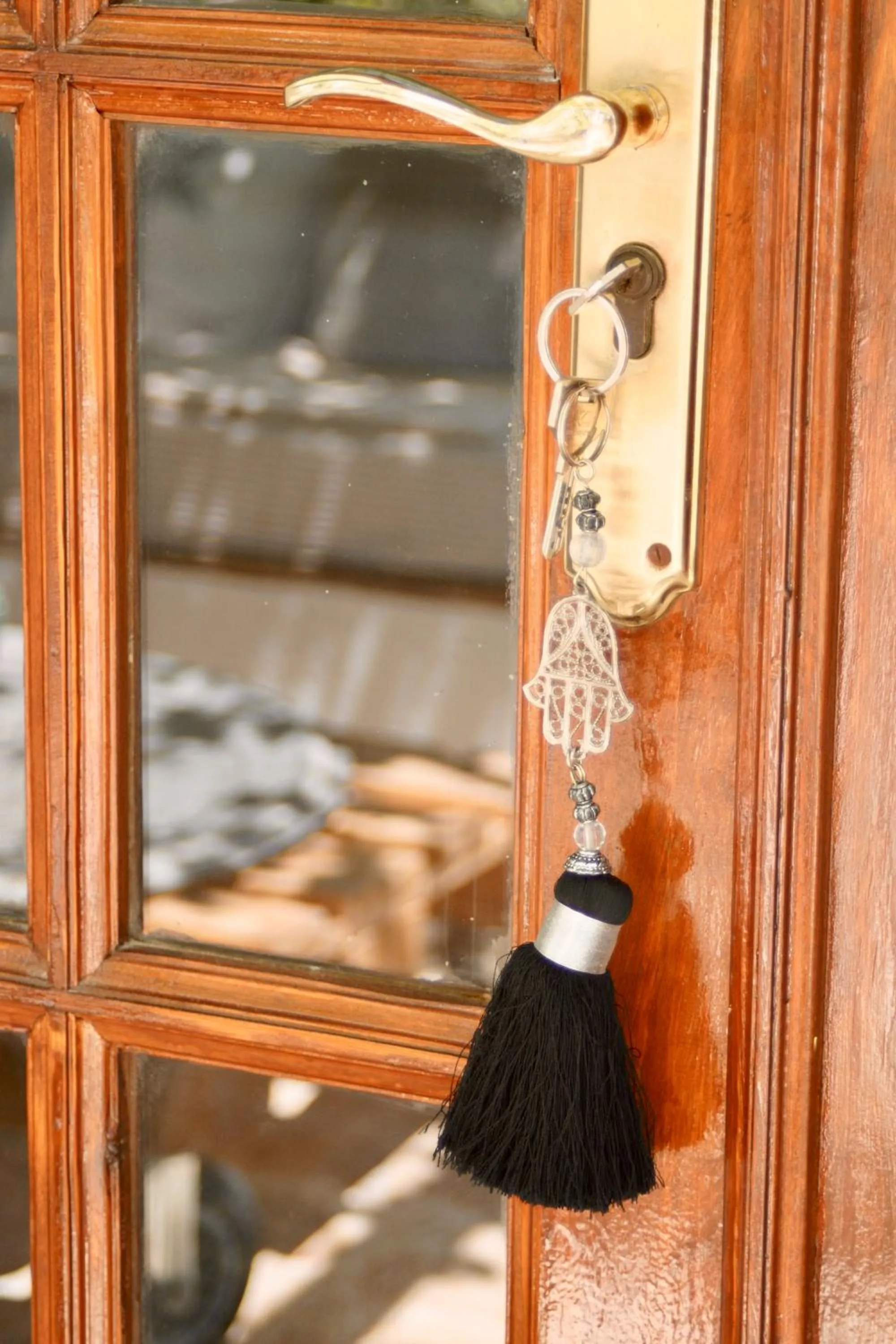 Decorative detail, Bed in Finca Mil Estrellas
