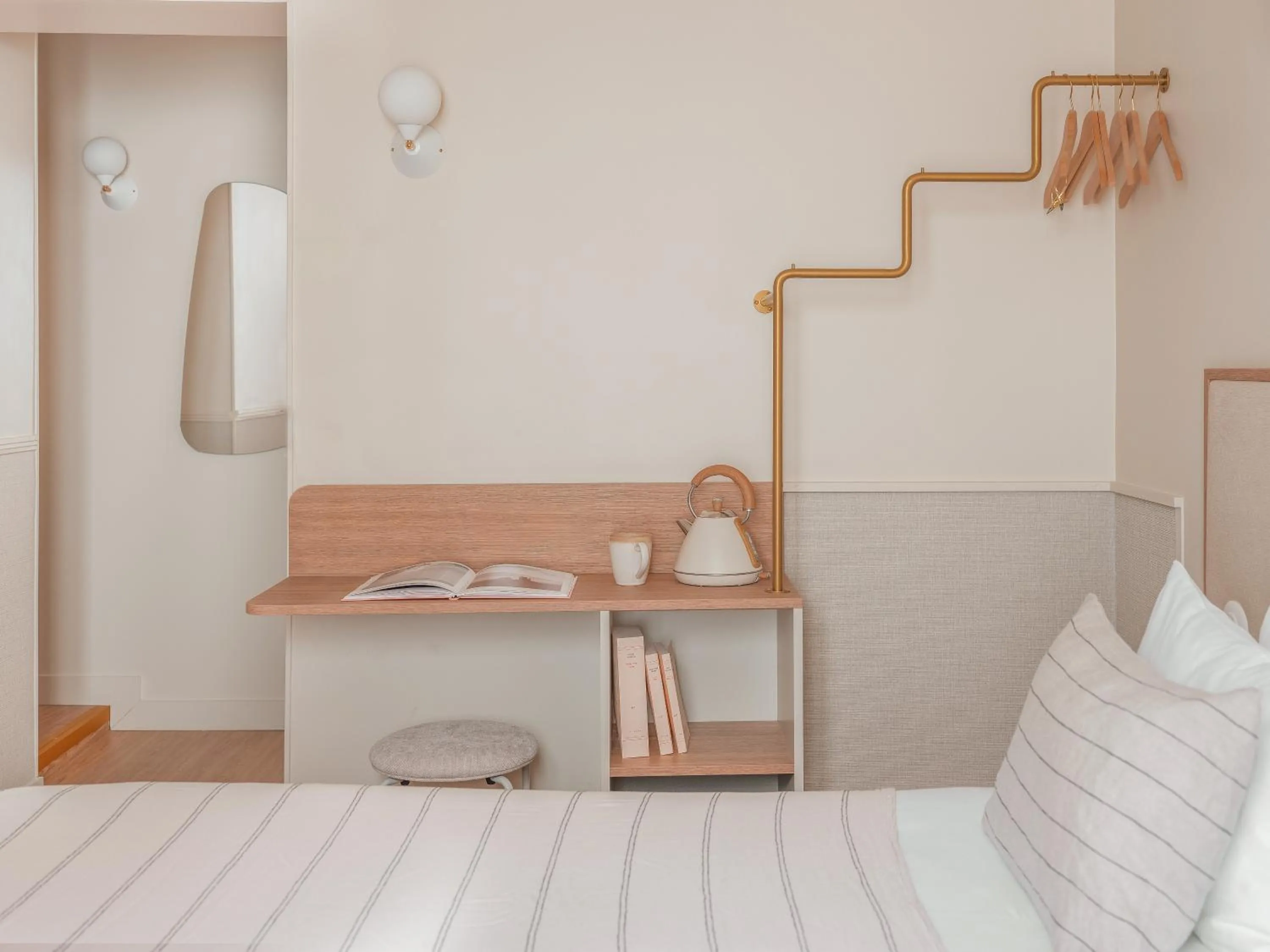 Photo of the whole room, Bed in Hôtel BASSS