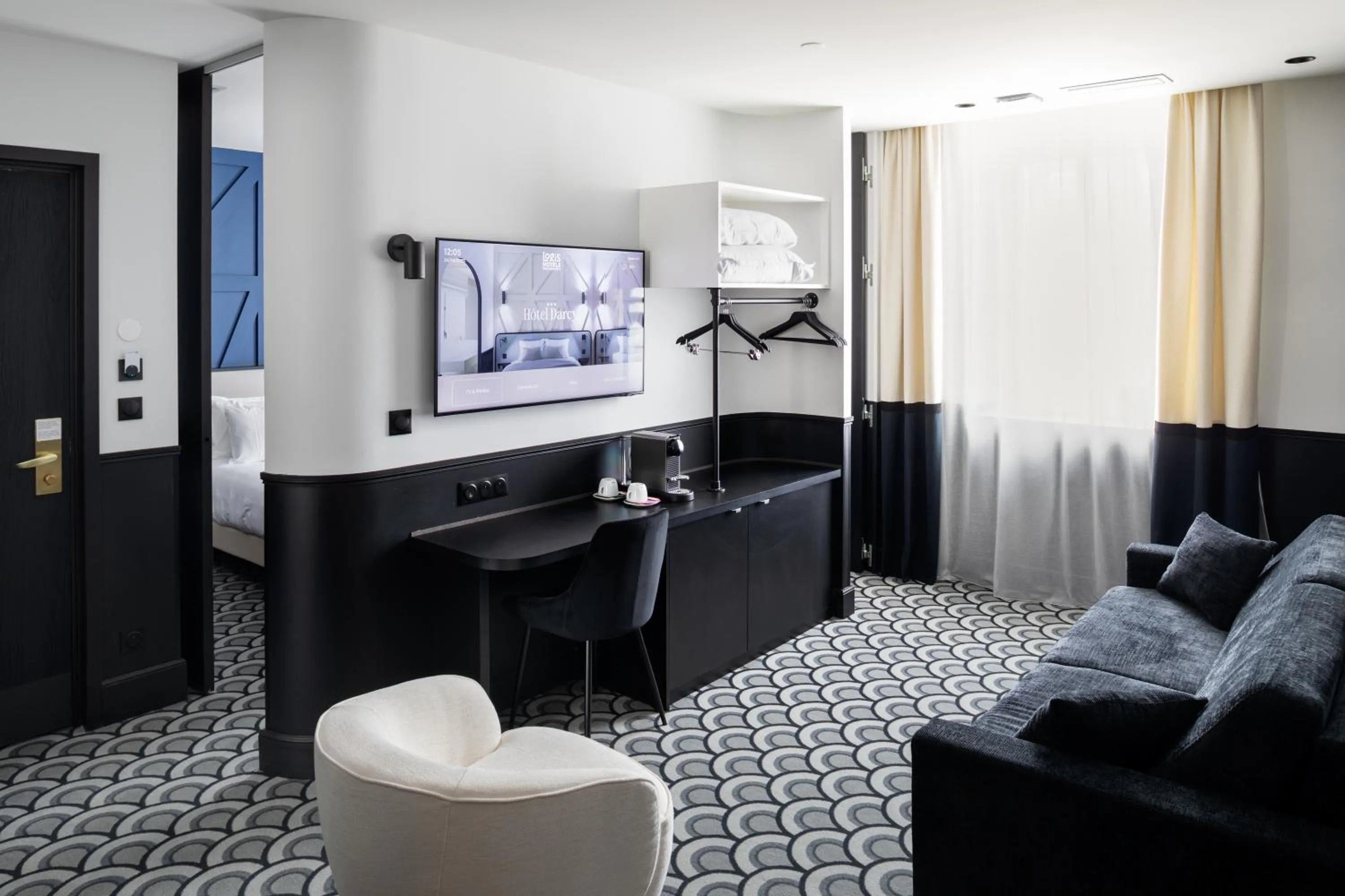 Living room in Logis Hotel Darcy Dijon Centre