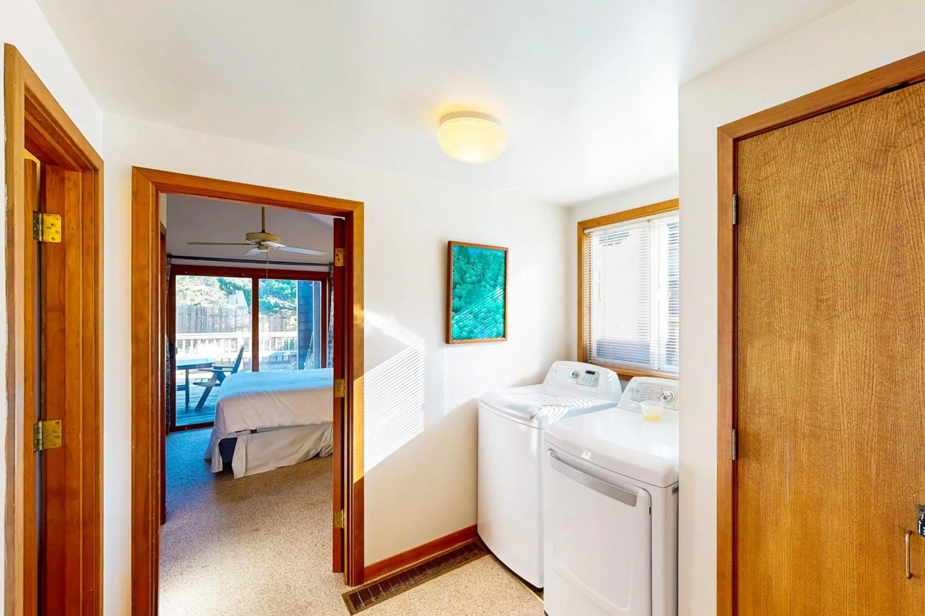 Bed in Chapman Cottage