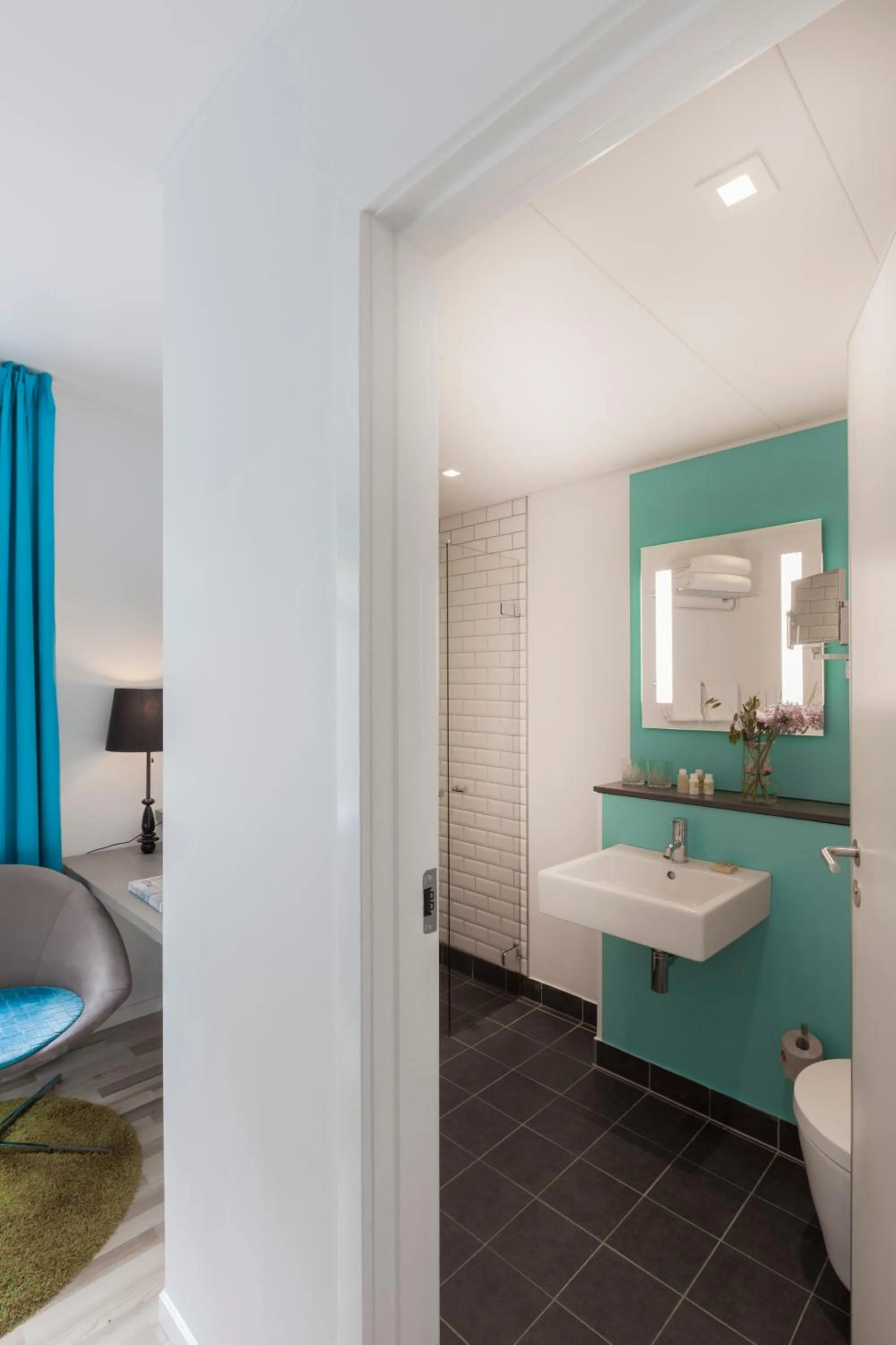 Bathroom, Bed in Andersen Boutique Hotel