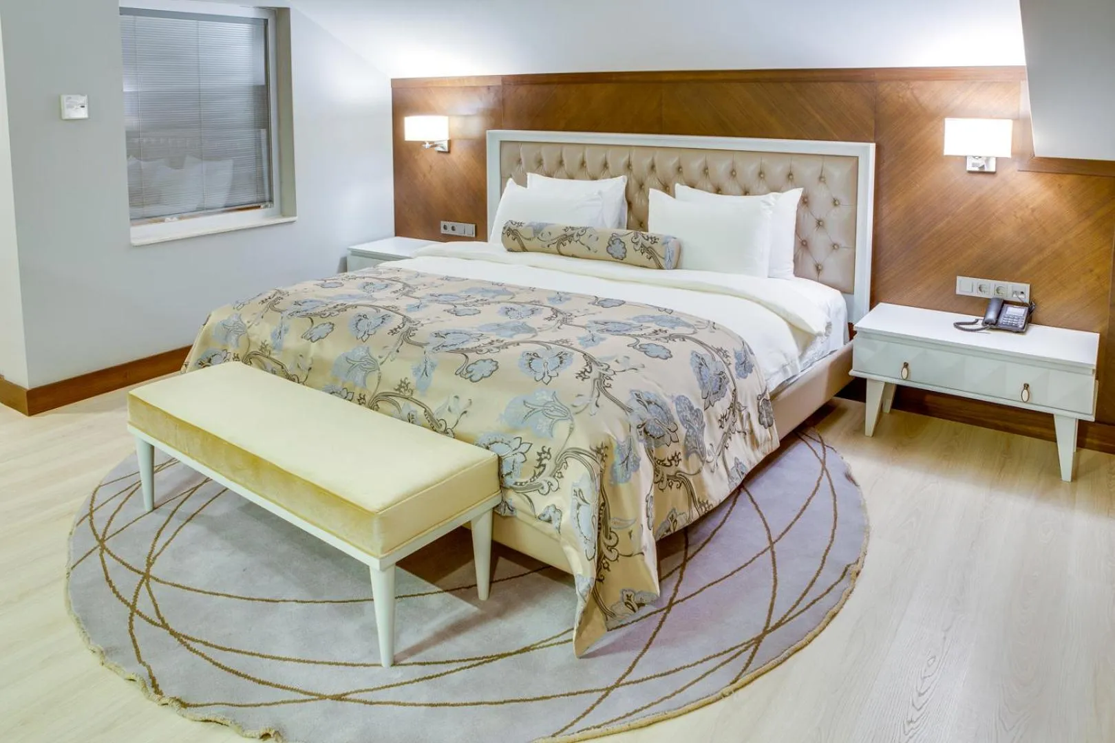 Decorative detail, Bed in Demircioğlu Park Hotel