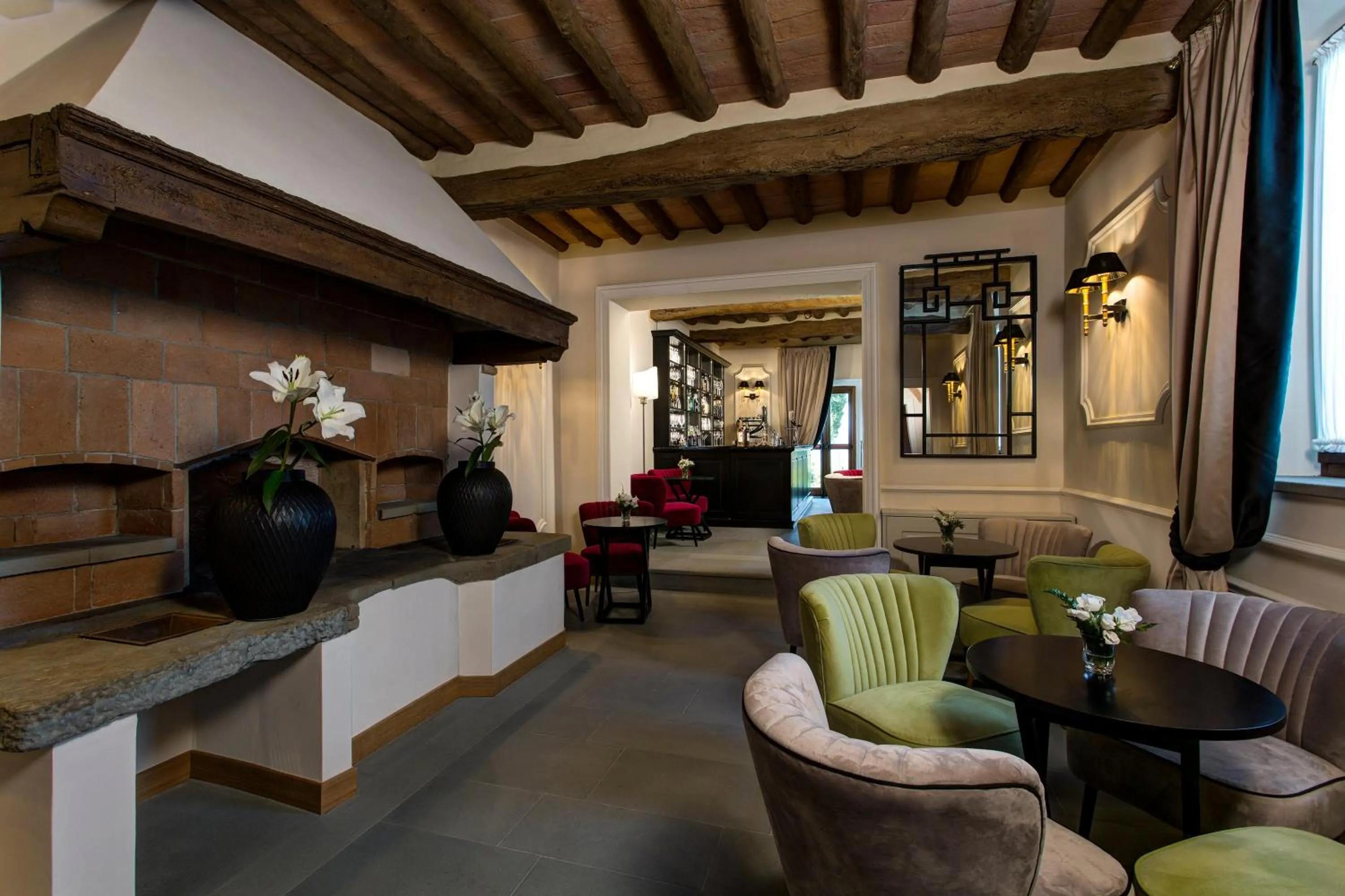 Communal lounge/ TV room in Villa Le Calvane