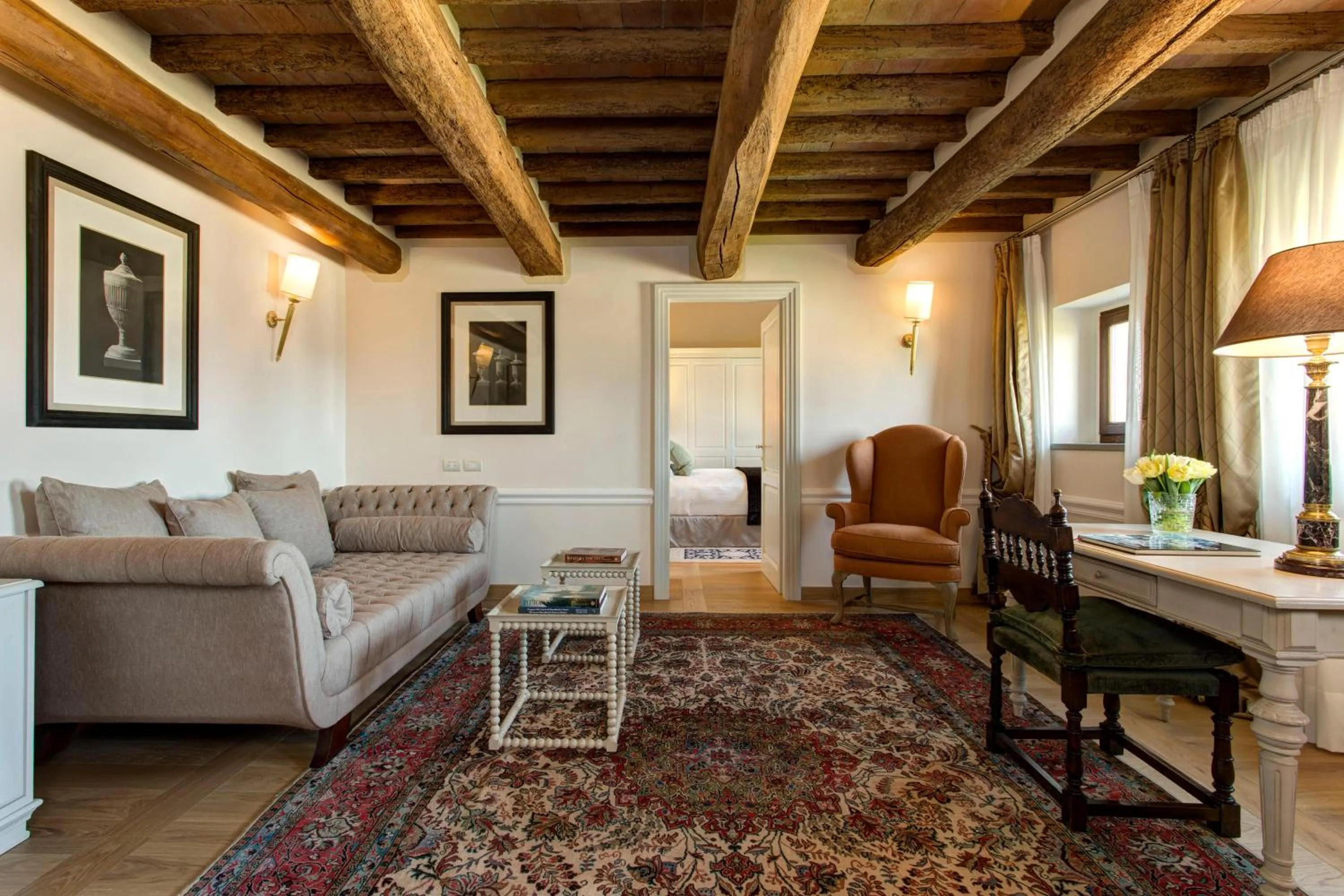 Living room in Villa Le Calvane