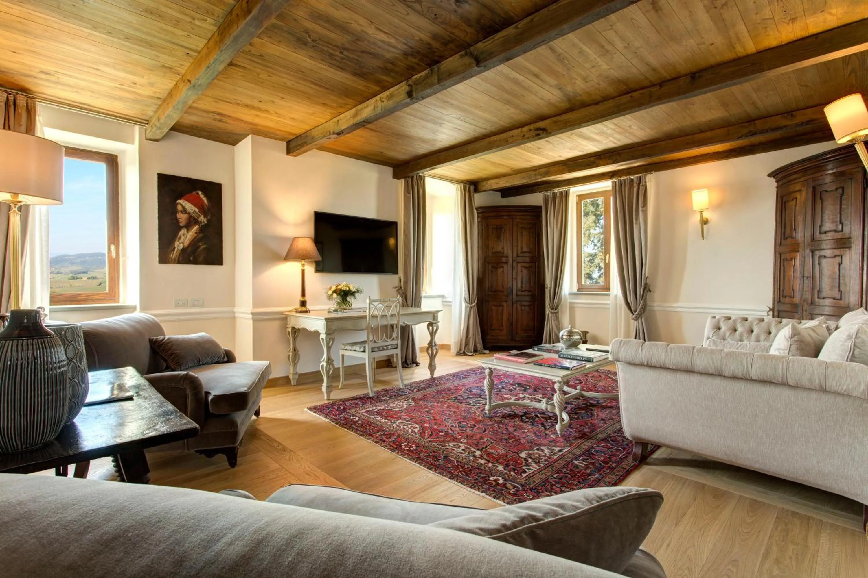 Living room in Villa Le Calvane
