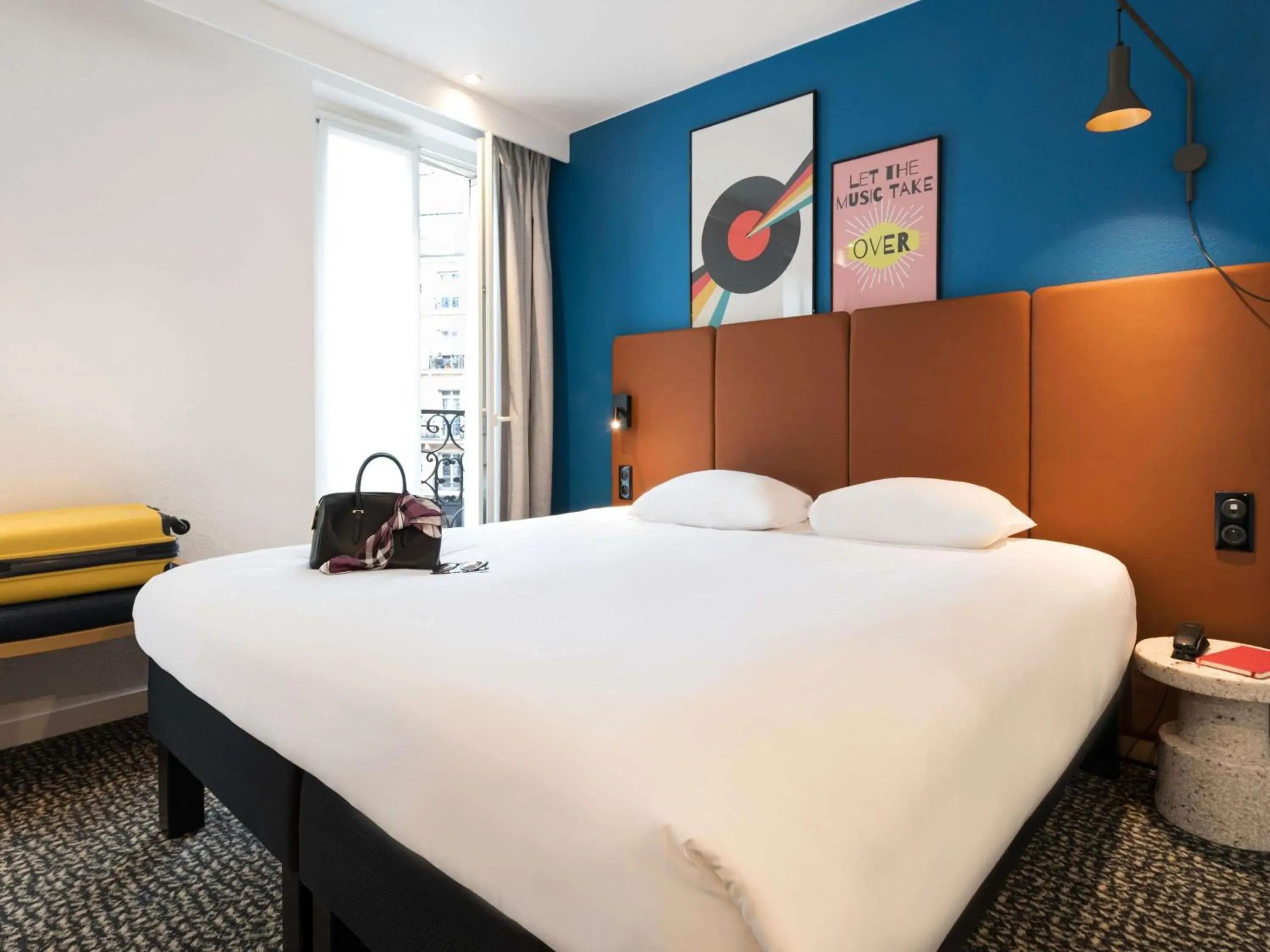 Standard Room with 1 double bed and 1 single bed in ibis Paris Gare du Nord TGV Standard Room with 1 double bed and 1 single bed in ibis Paris Gare du Nord TGV