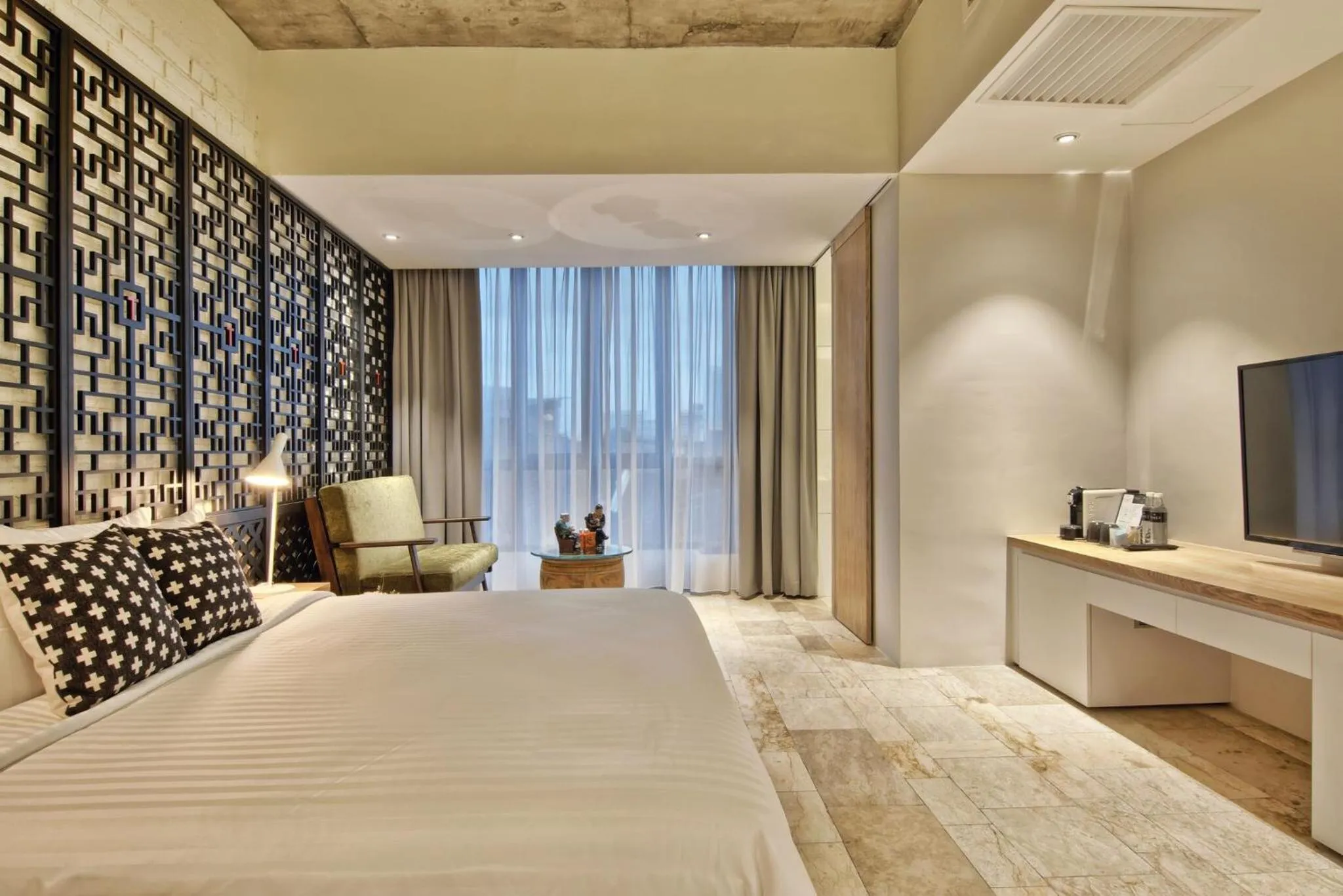 Bed in Timez Hotel Melaka