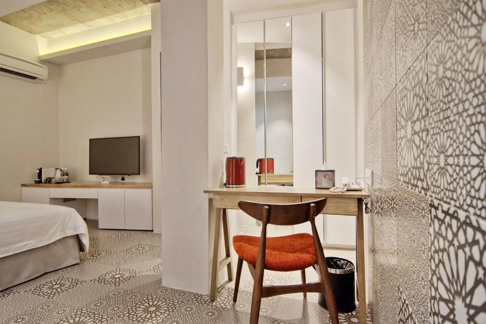 Bed in Timez Hotel Melaka