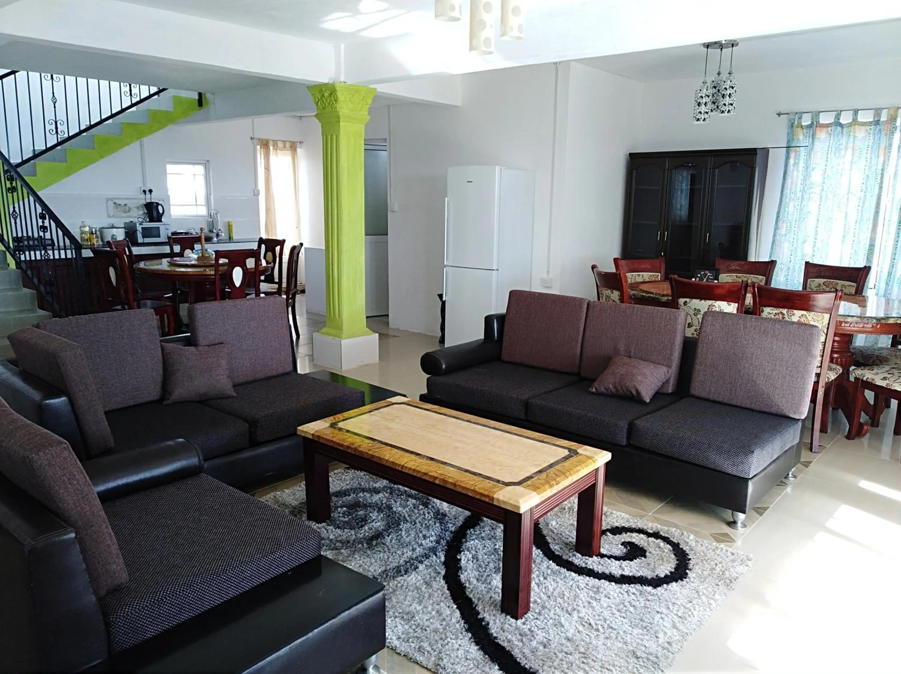 Living room in Green Discovery B&B Tamarind Falls 7 Cascades