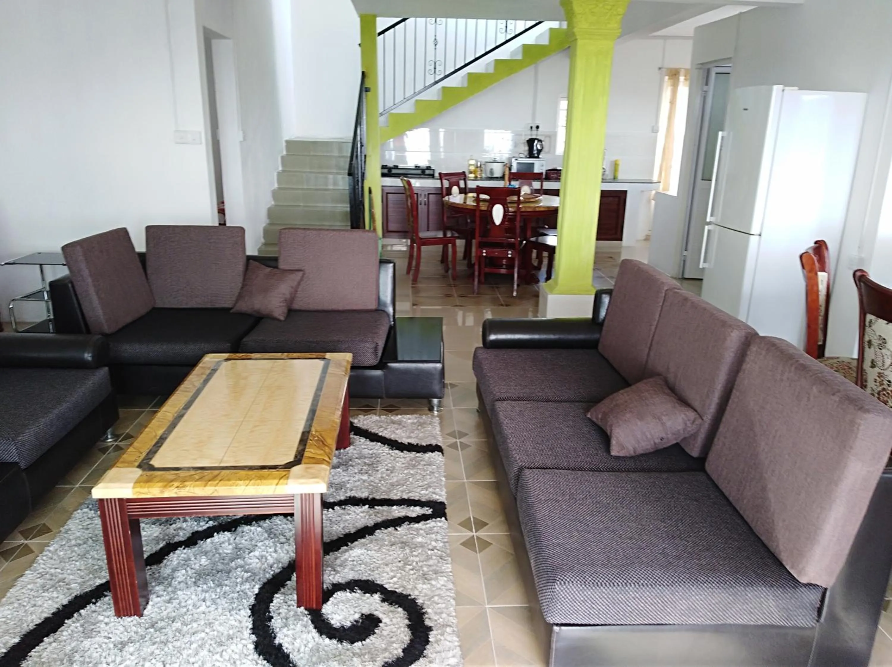 Living room in Green Discovery B&B Tamarind Falls 7 Cascades