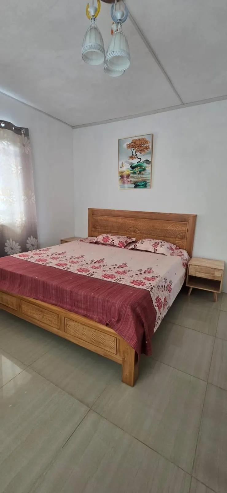 Bed in Green Discovery B&B Tamarind Falls 7 Cascades