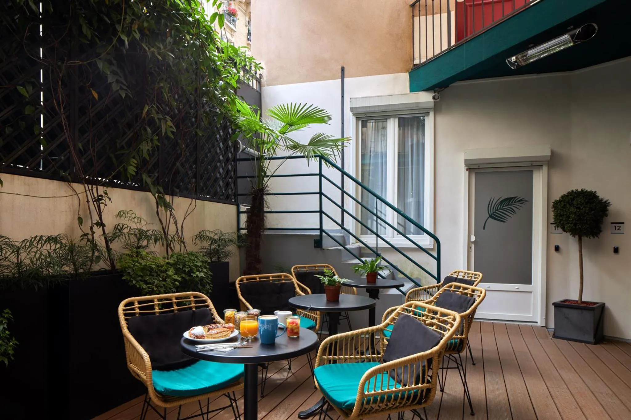 Patio in Hotel Apolonia Paris Montmartre; Sure Hotel Collection by Best Western