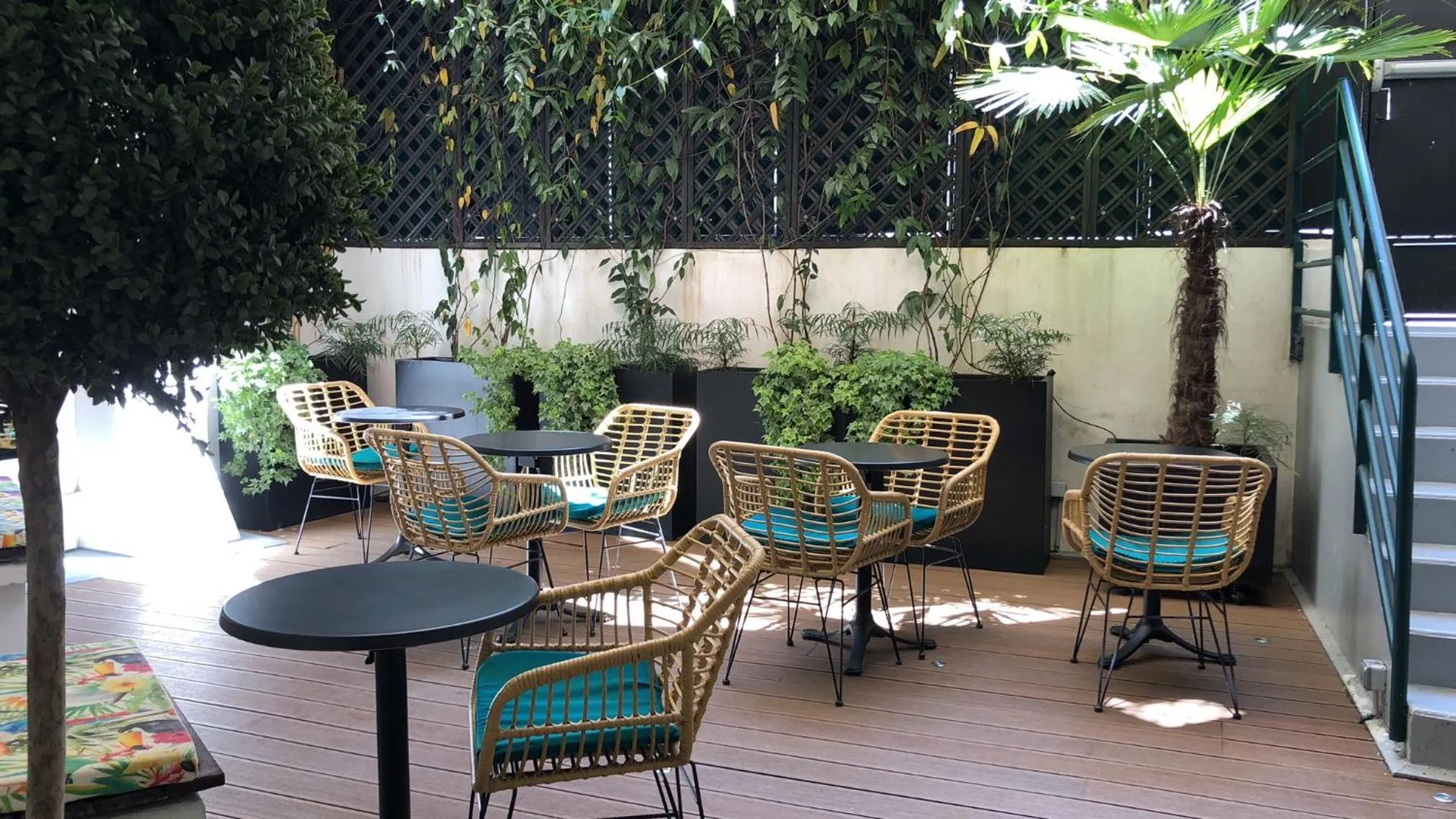 Patio in Hotel Apolonia Paris Montmartre; Sure Hotel Collection by Best Western