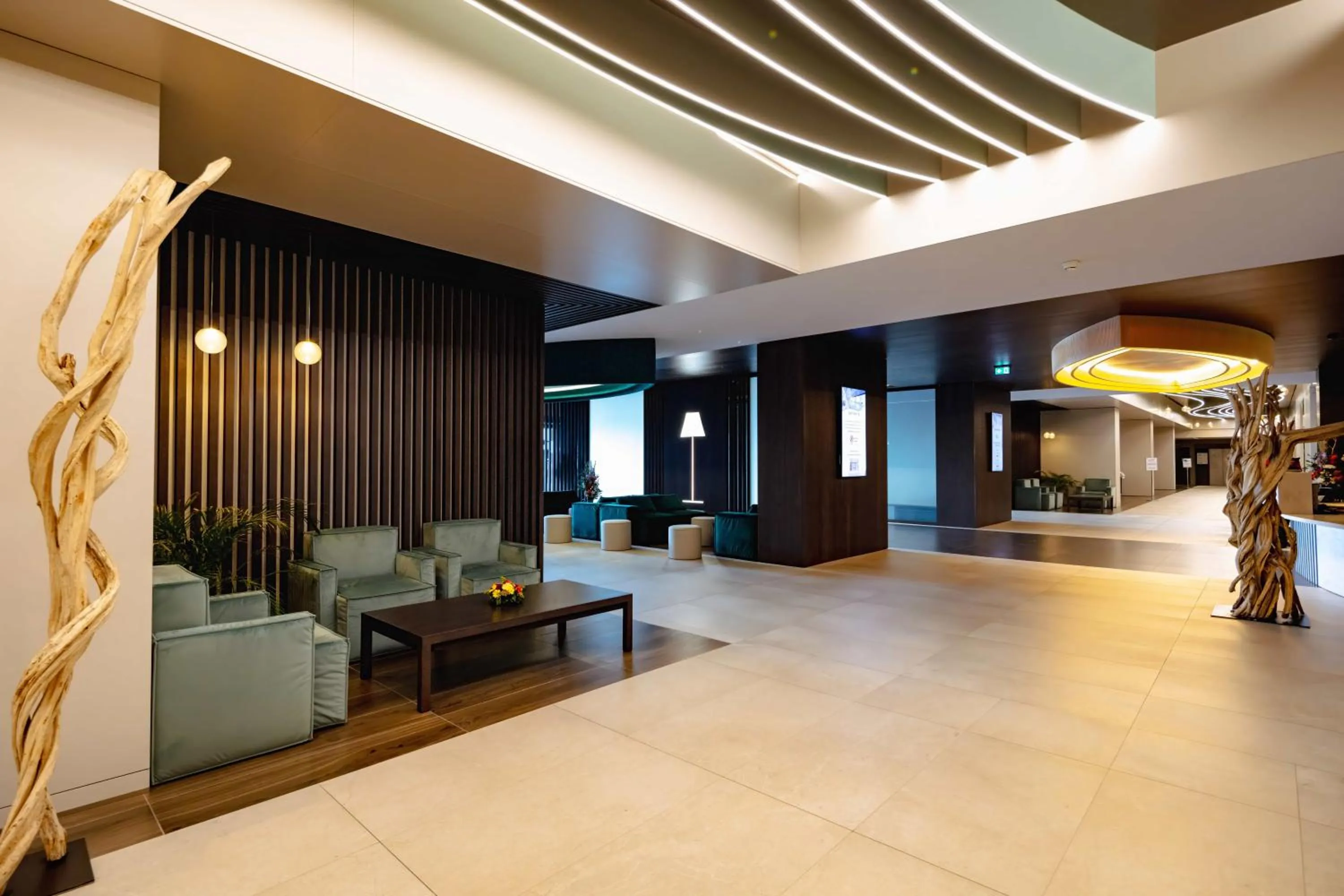 Lobby or reception in Hotel Plaza - site du Futuroscope