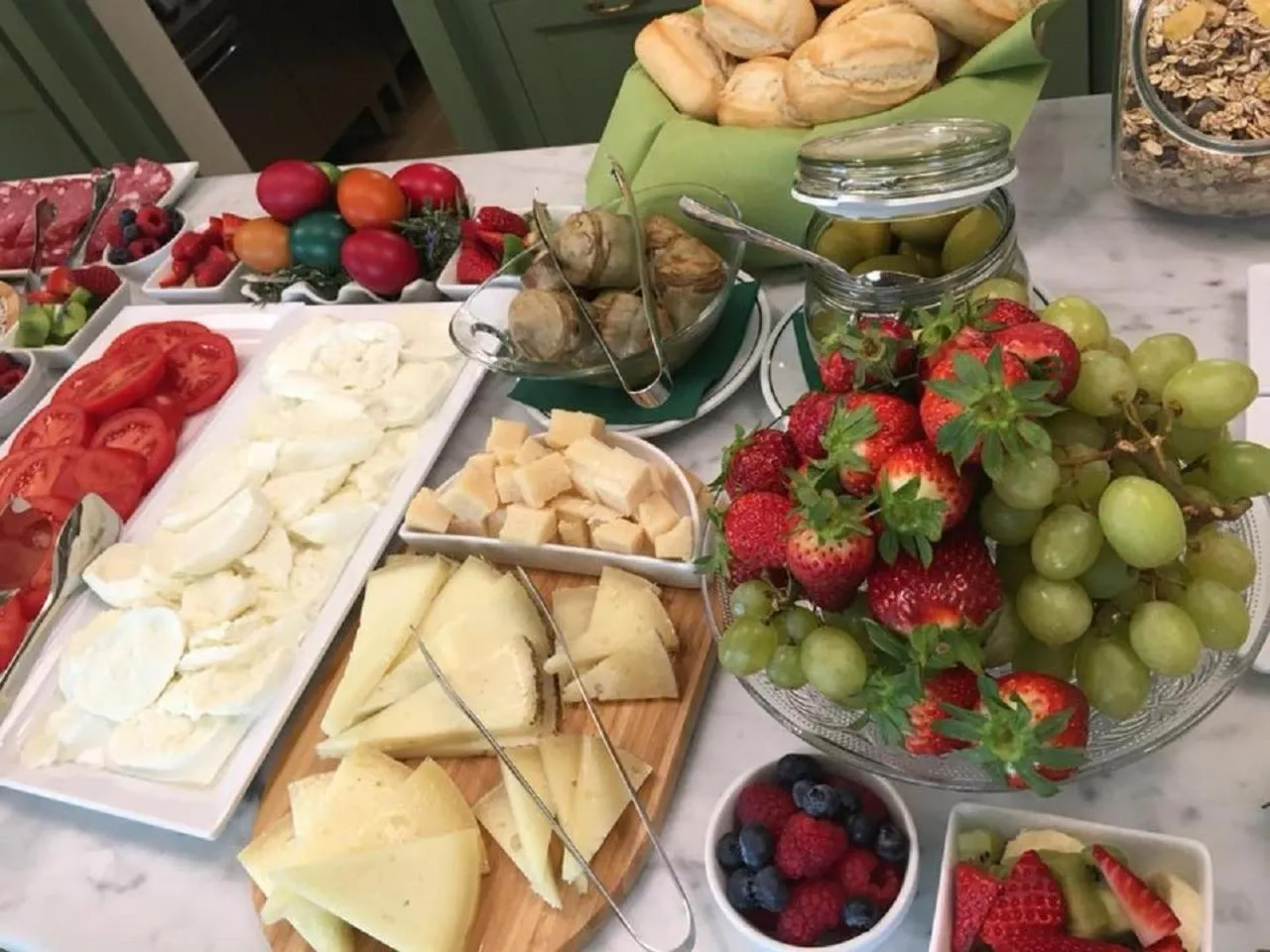 Buffet breakfast in Borgo Del Cabreo