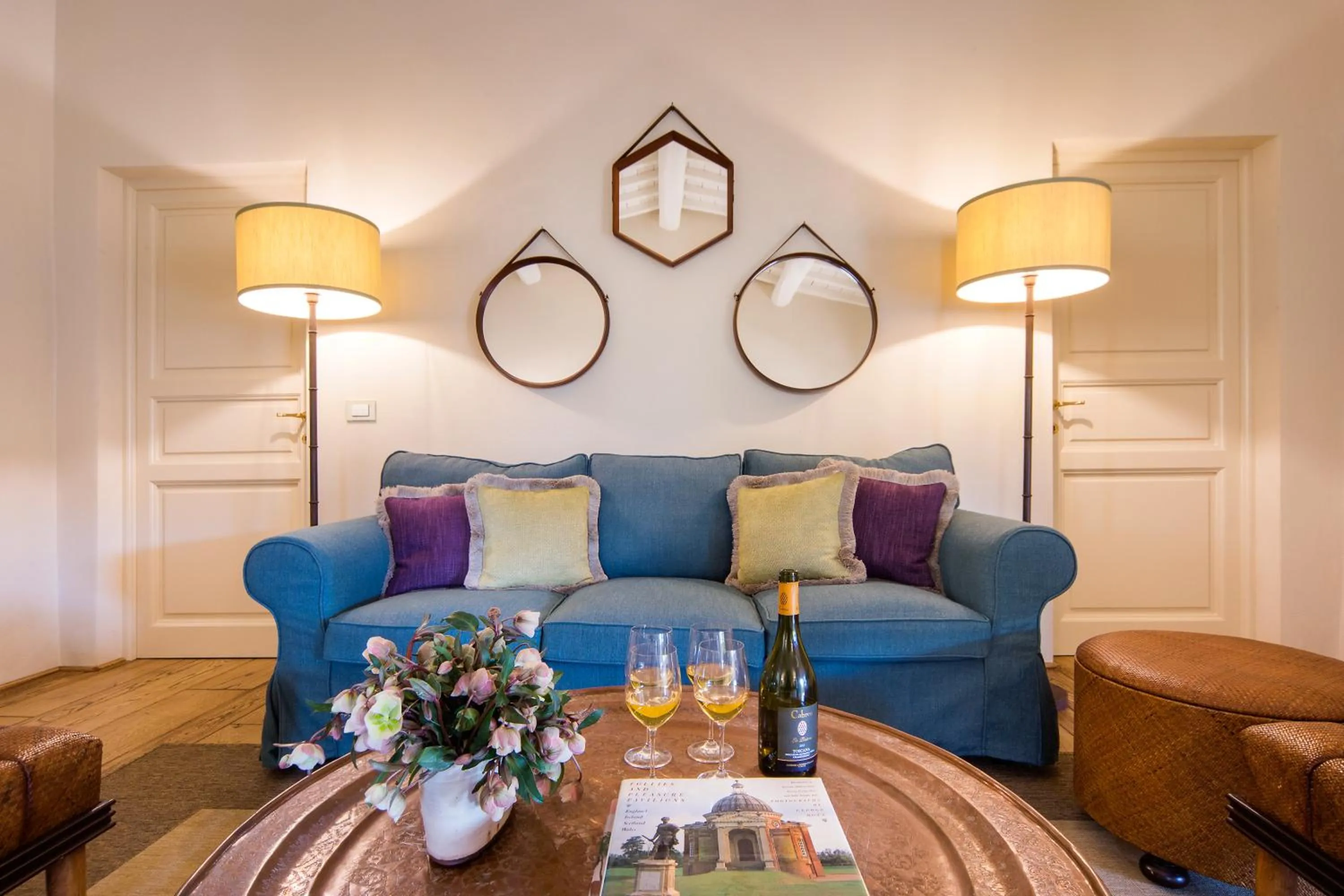 Communal lounge/ TV room in Borgo Del Cabreo