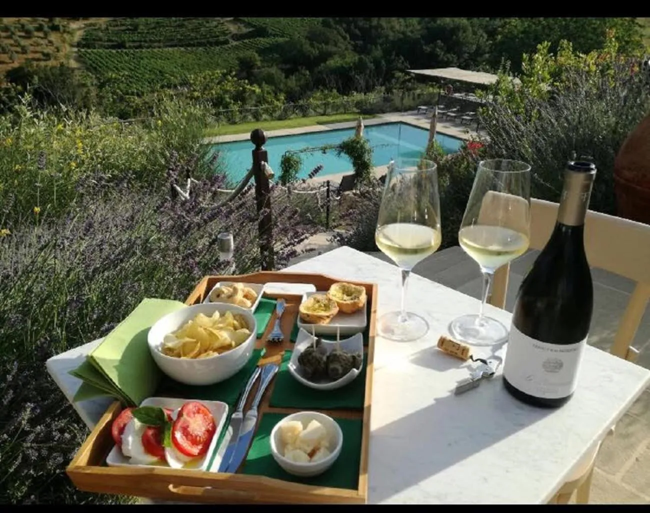 Food and drinks in Borgo Del Cabreo