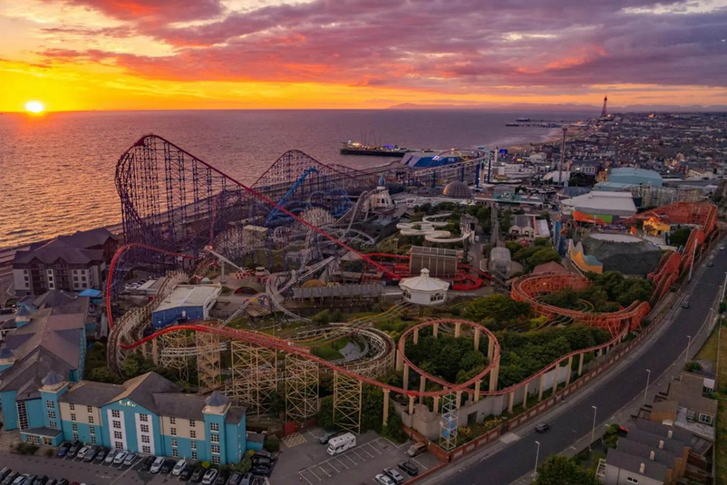 Property building in The Big Blue Hotel - Blackpool Pleasure Beach