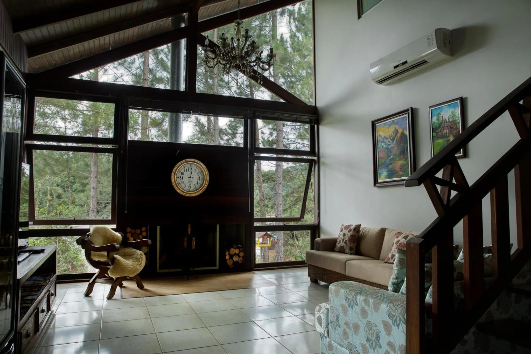 Seating area in Pousada Casarão Gastehaus