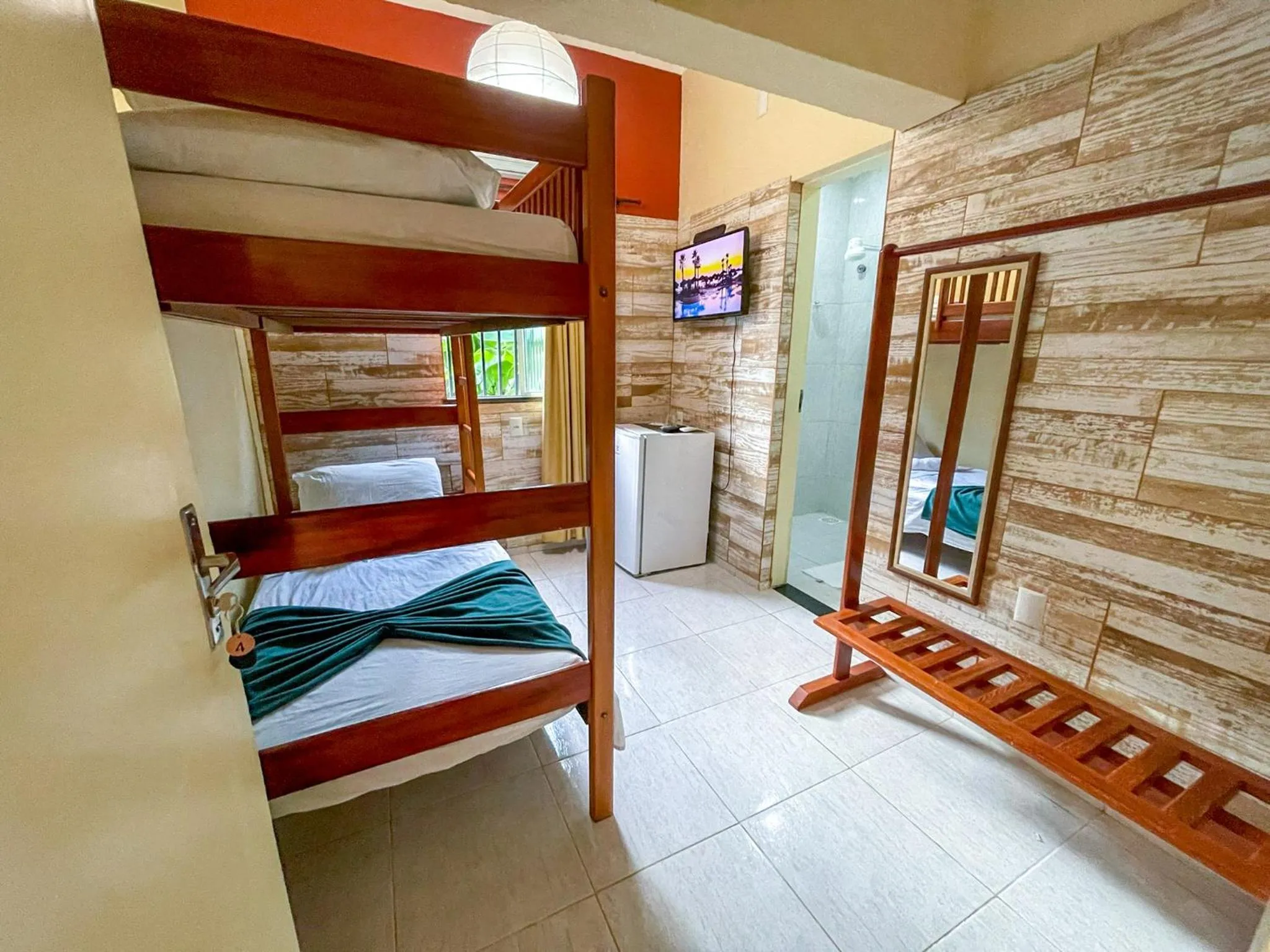 Bed in Refúgio Pousada Fortaleza