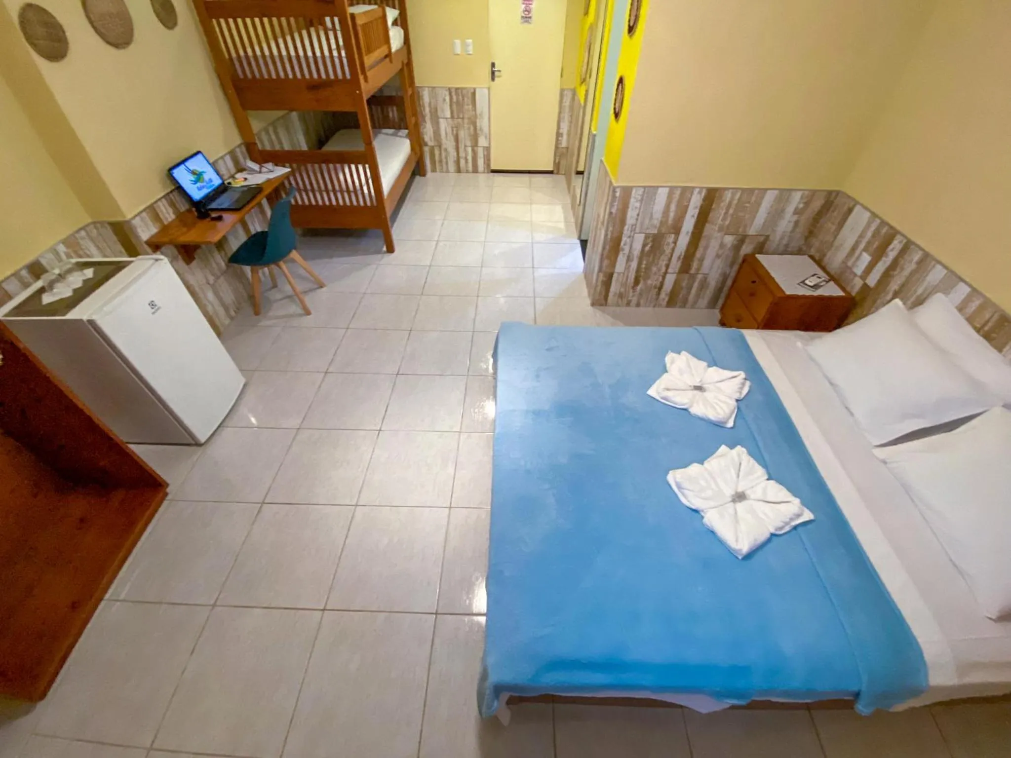 Bed in Refúgio Pousada Fortaleza