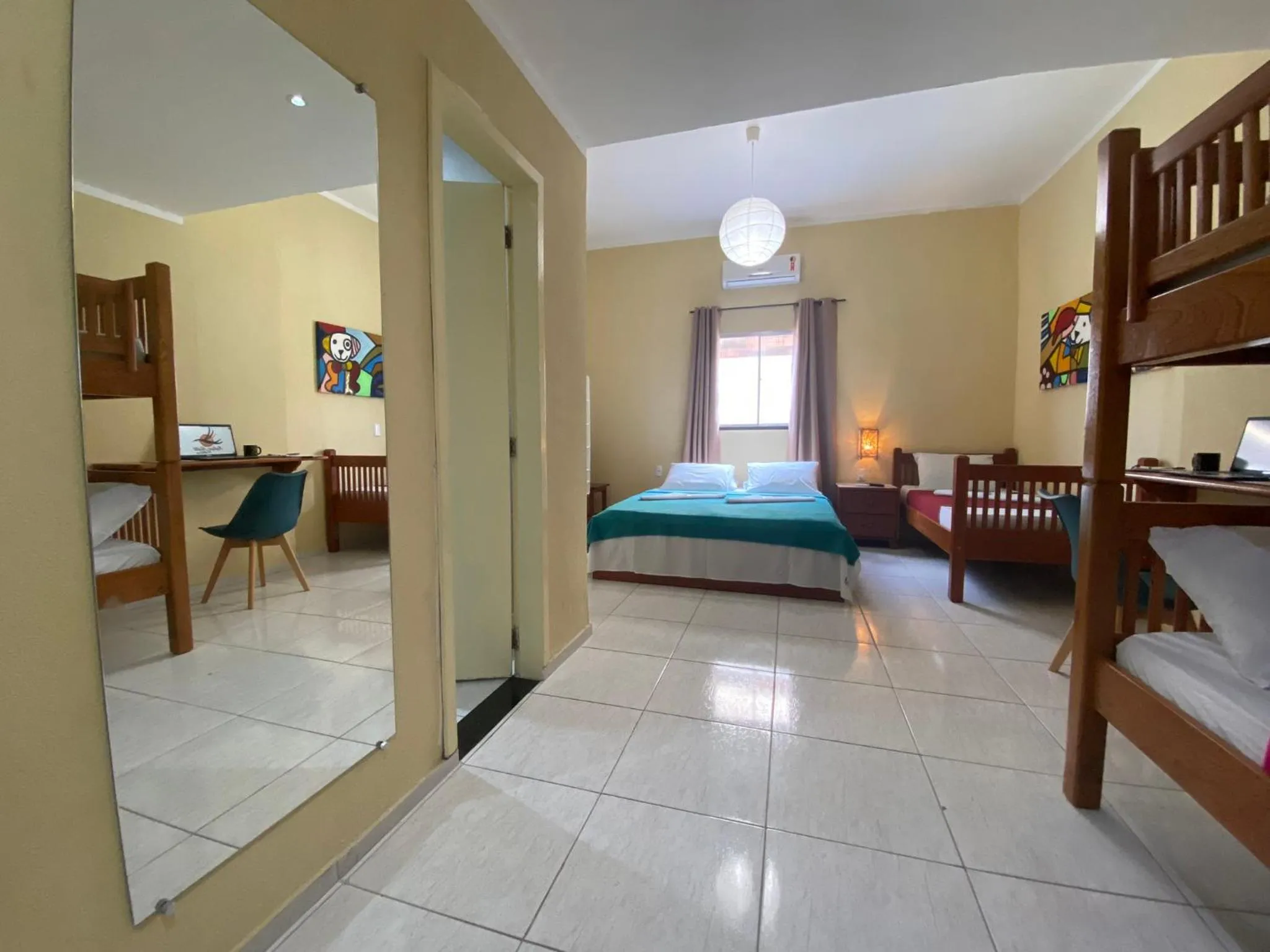 Bed in Refúgio Pousada Fortaleza