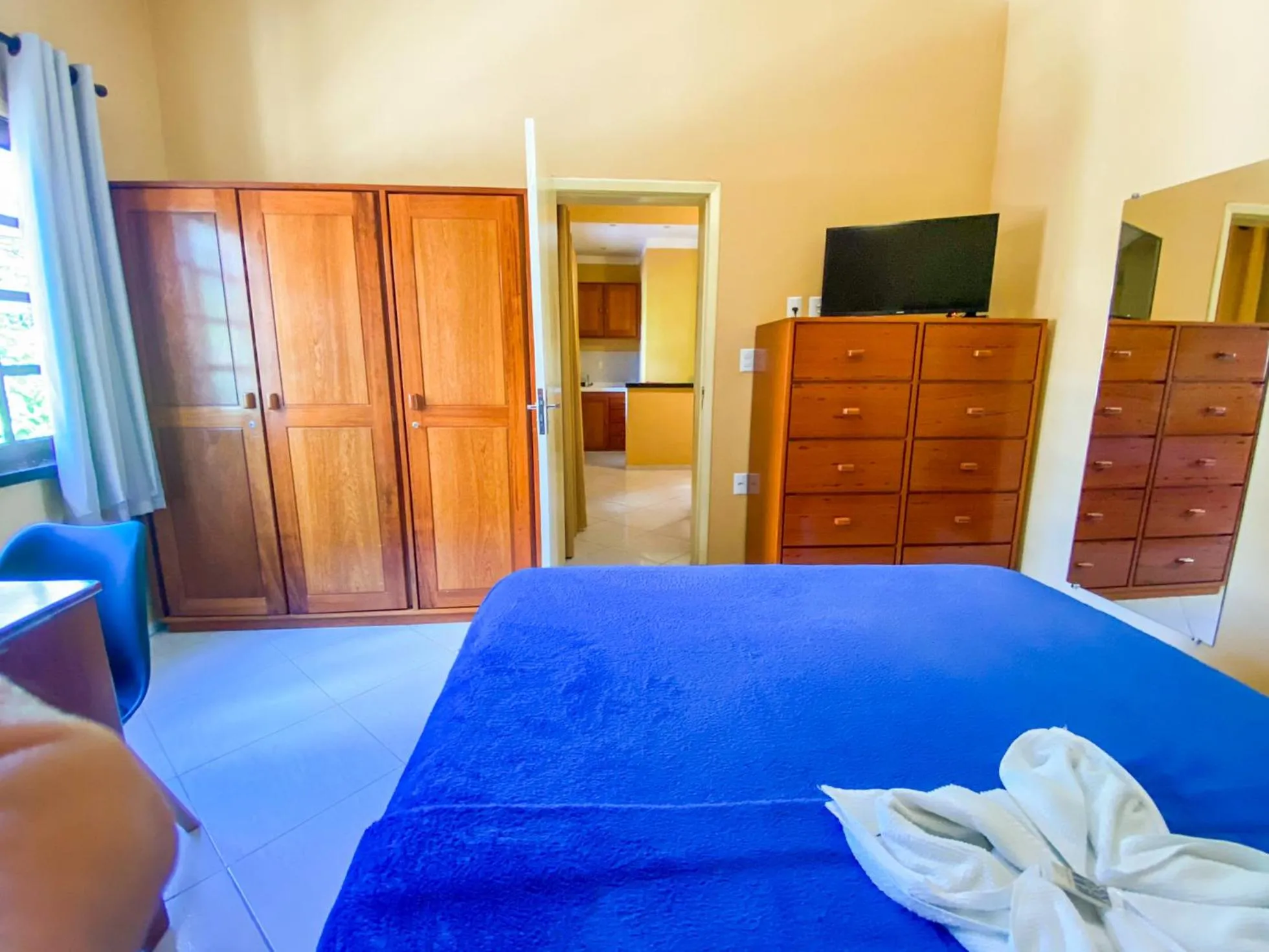 Bed in Refúgio Pousada Fortaleza