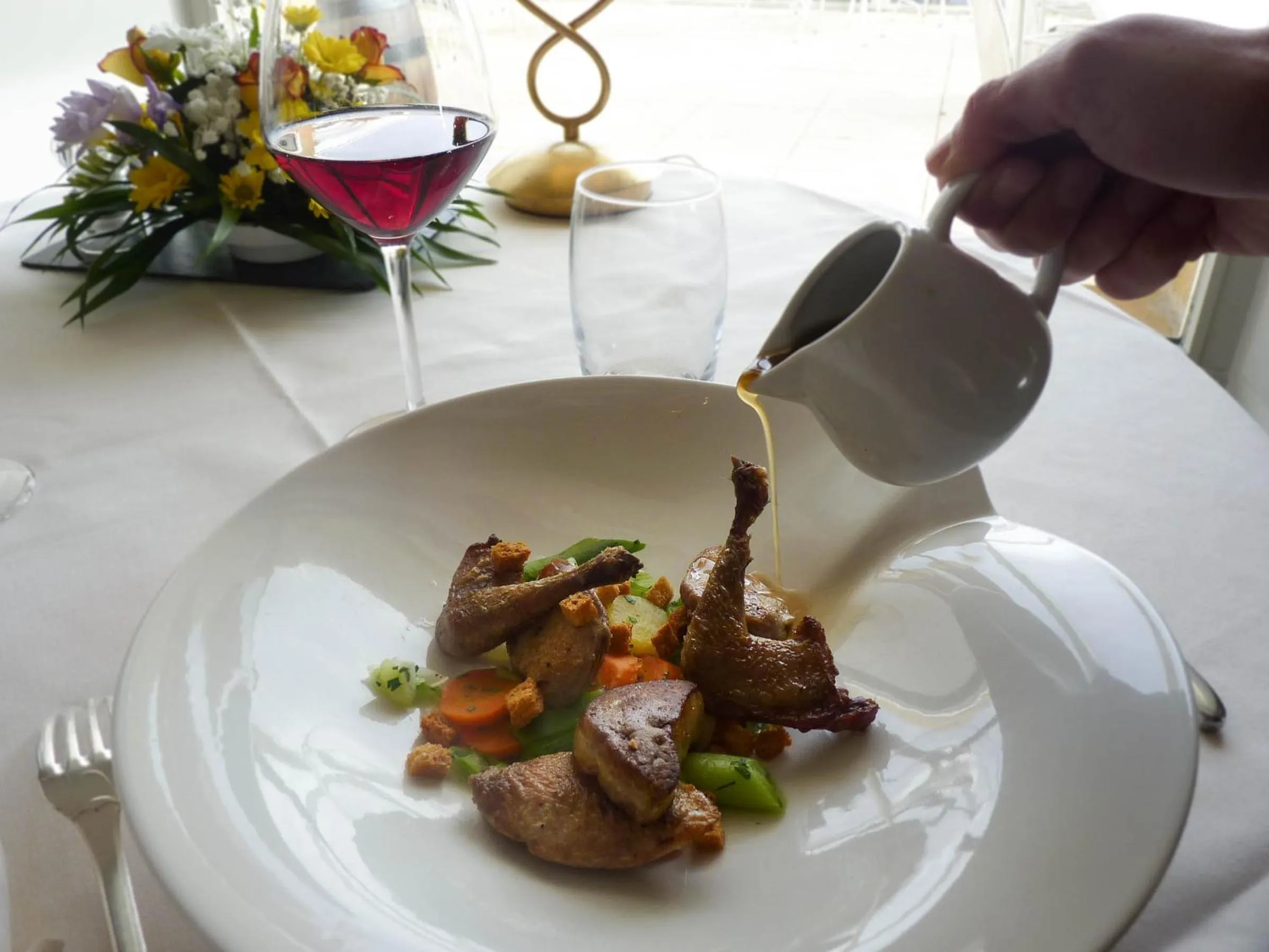 Food in Château d'Isenbourg & SPA
