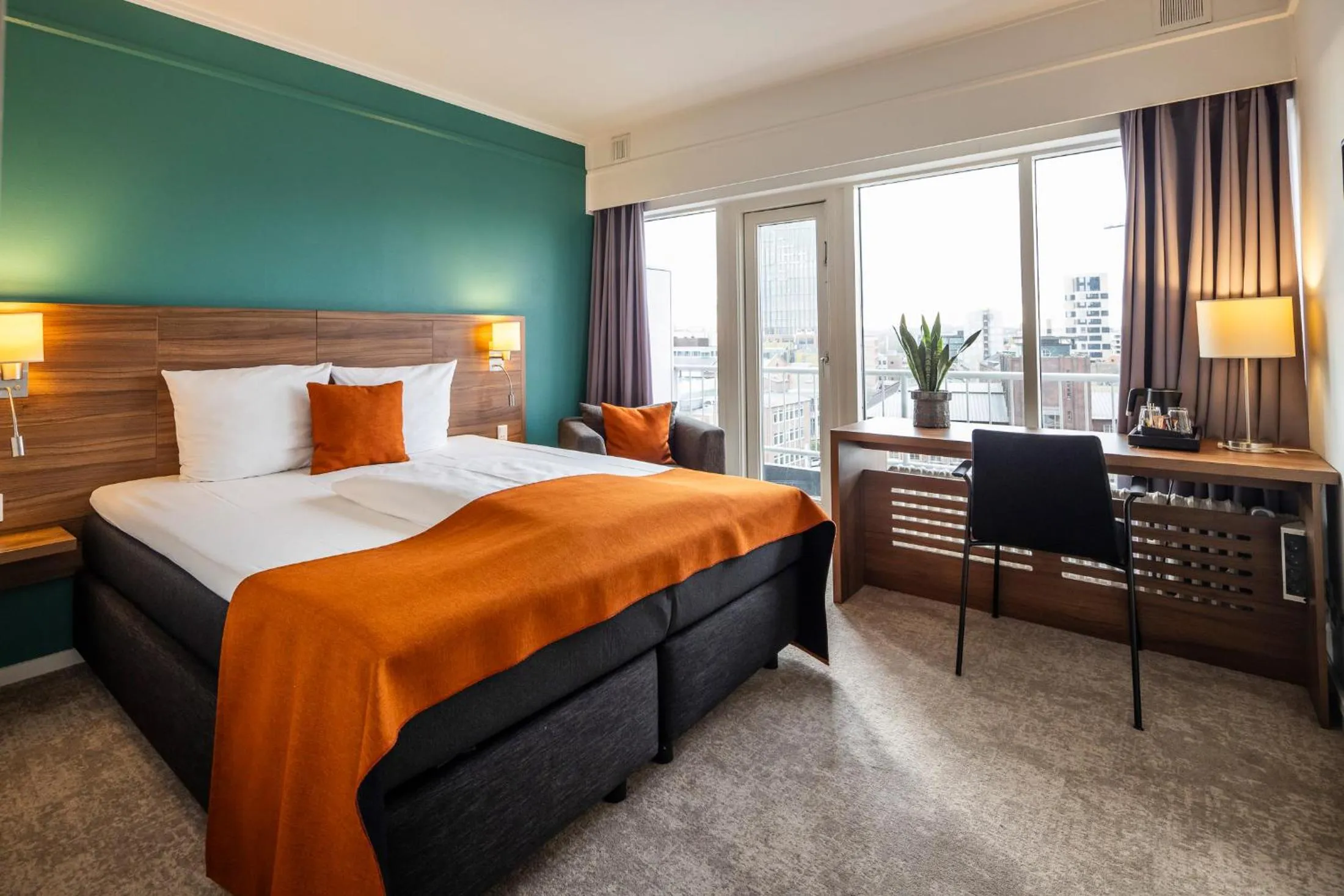 Bed in Hotel Atlantic