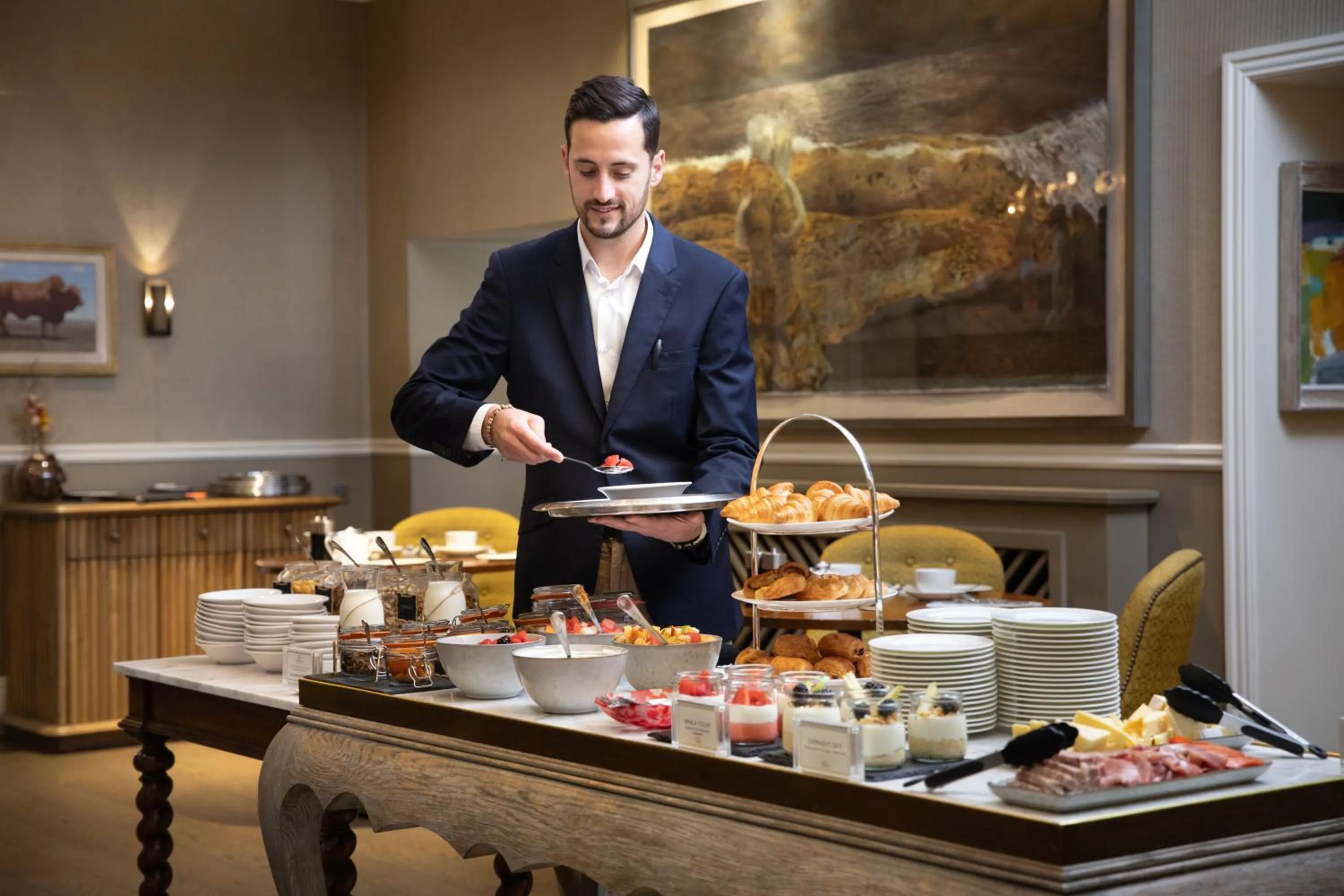 Breakfast in Linthwaite House Hotel