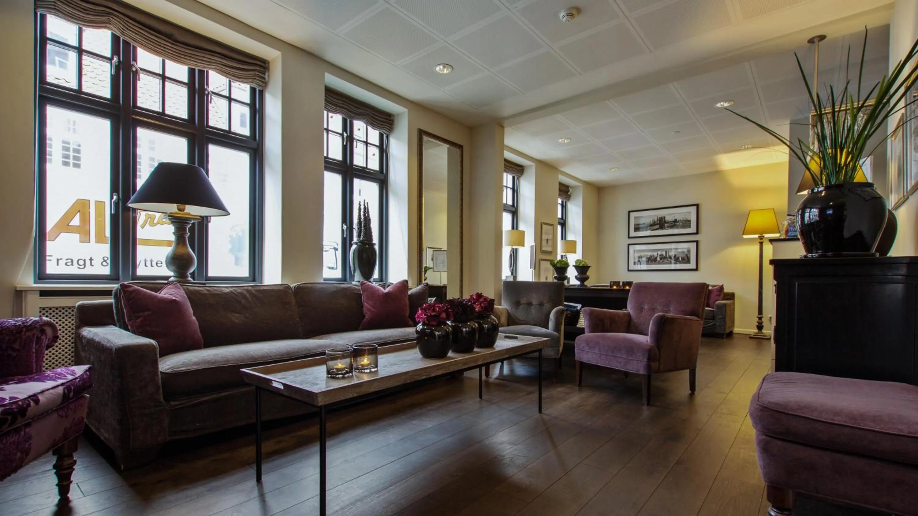 Lounge or bar in Hotel Kronjylland