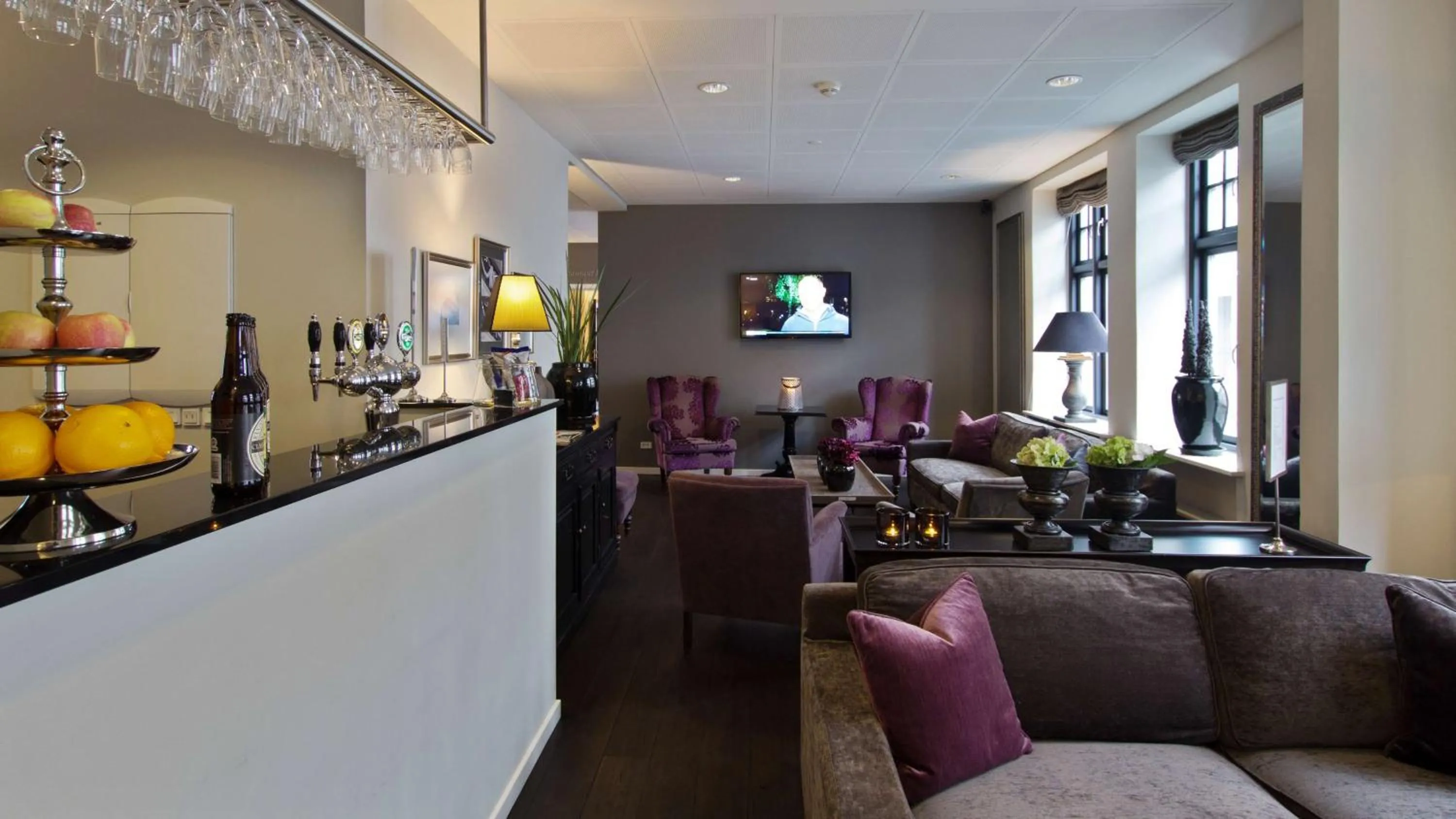 Lounge or bar in Hotel Kronjylland