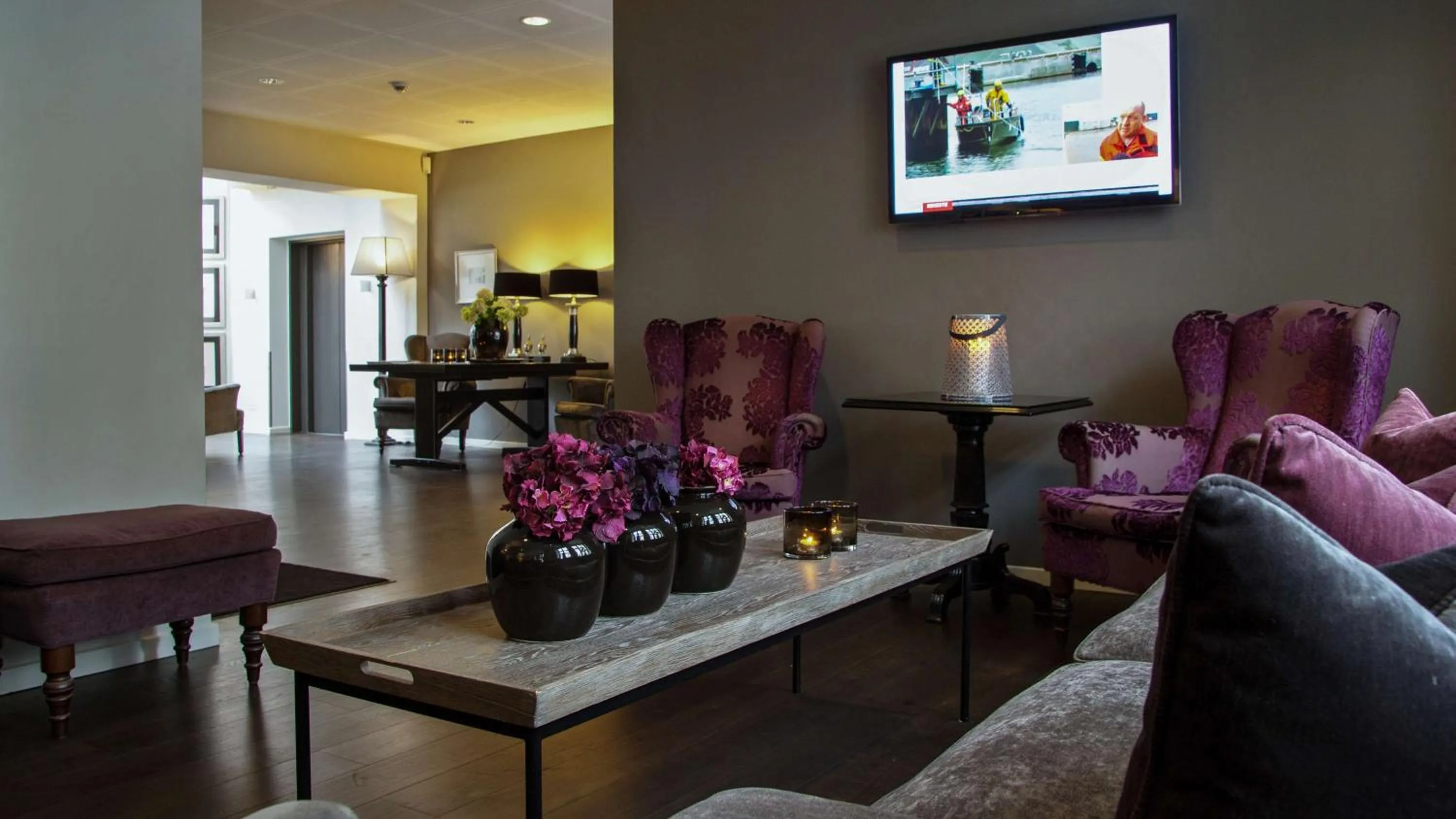 Lounge or bar in Hotel Kronjylland