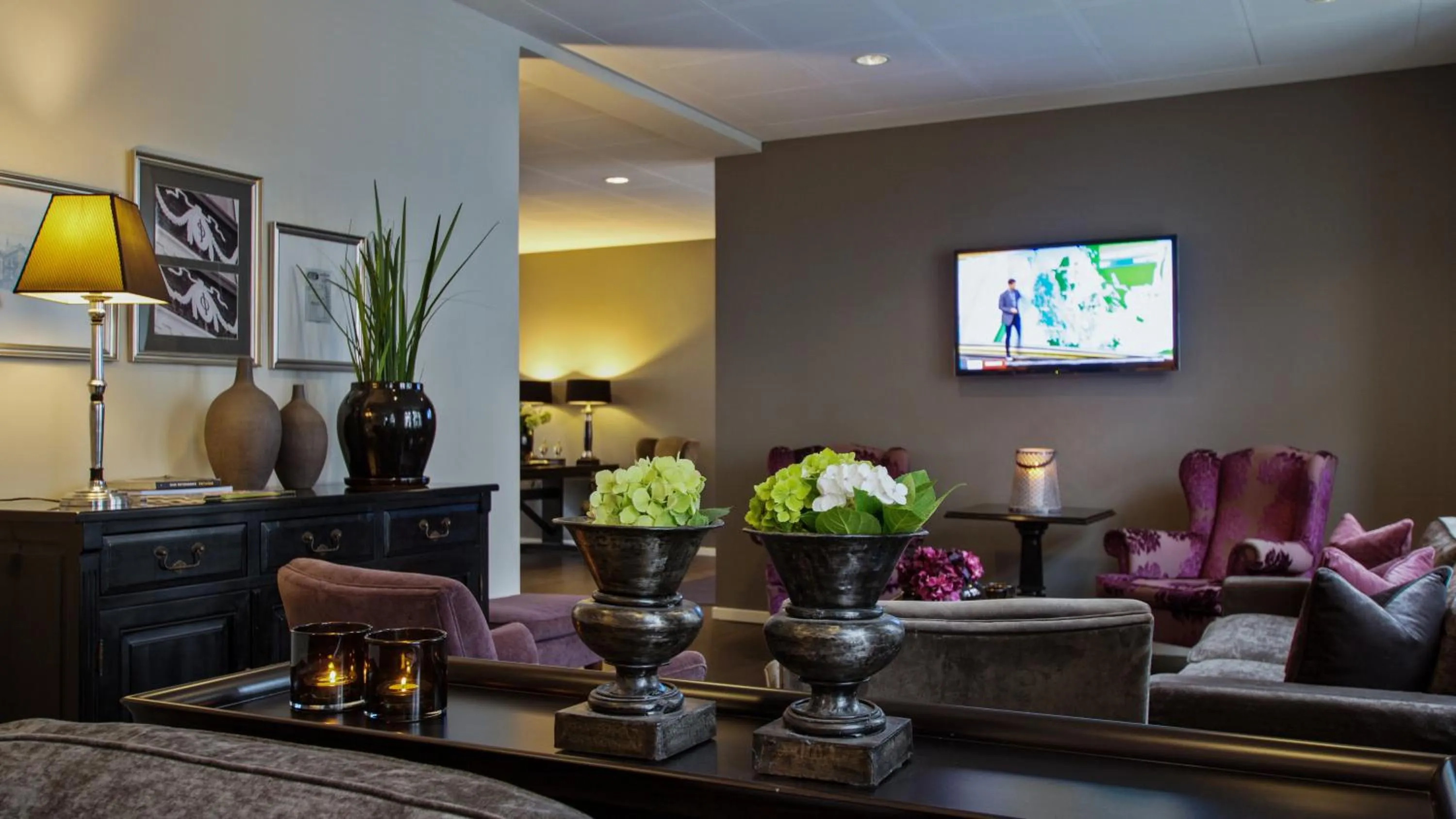 Lounge or bar in Hotel Kronjylland