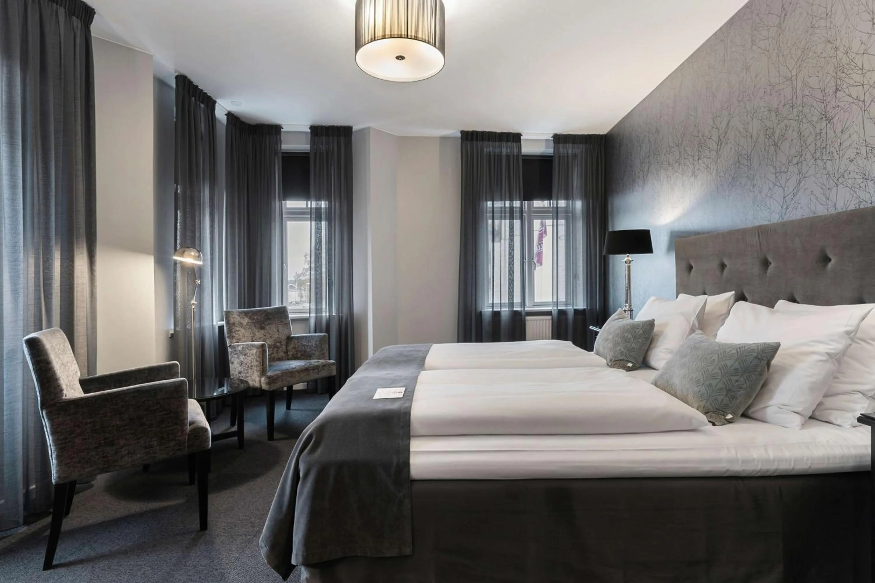 Bedroom, Bed in Hotel Kronjylland