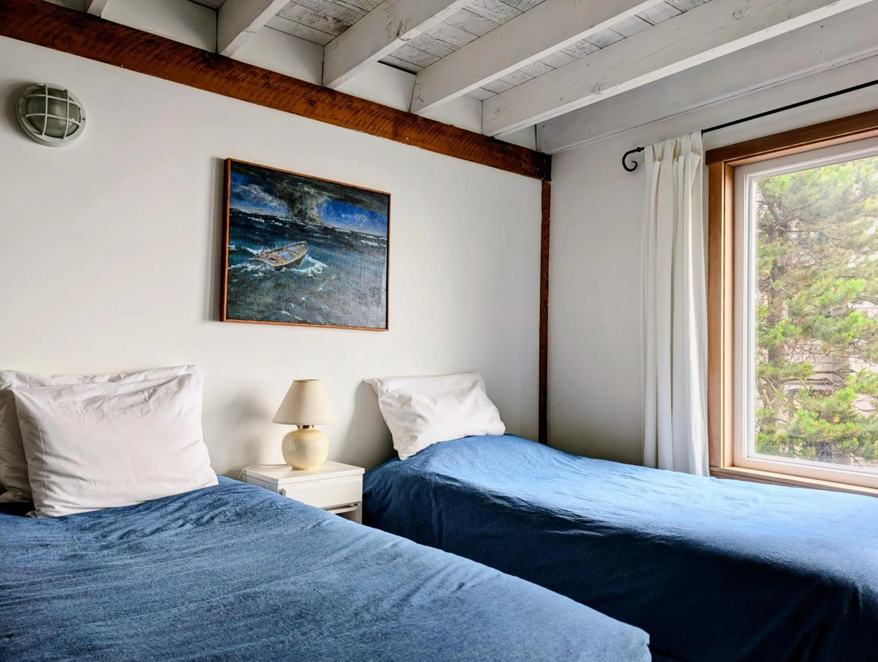 Bed in The Blue Door