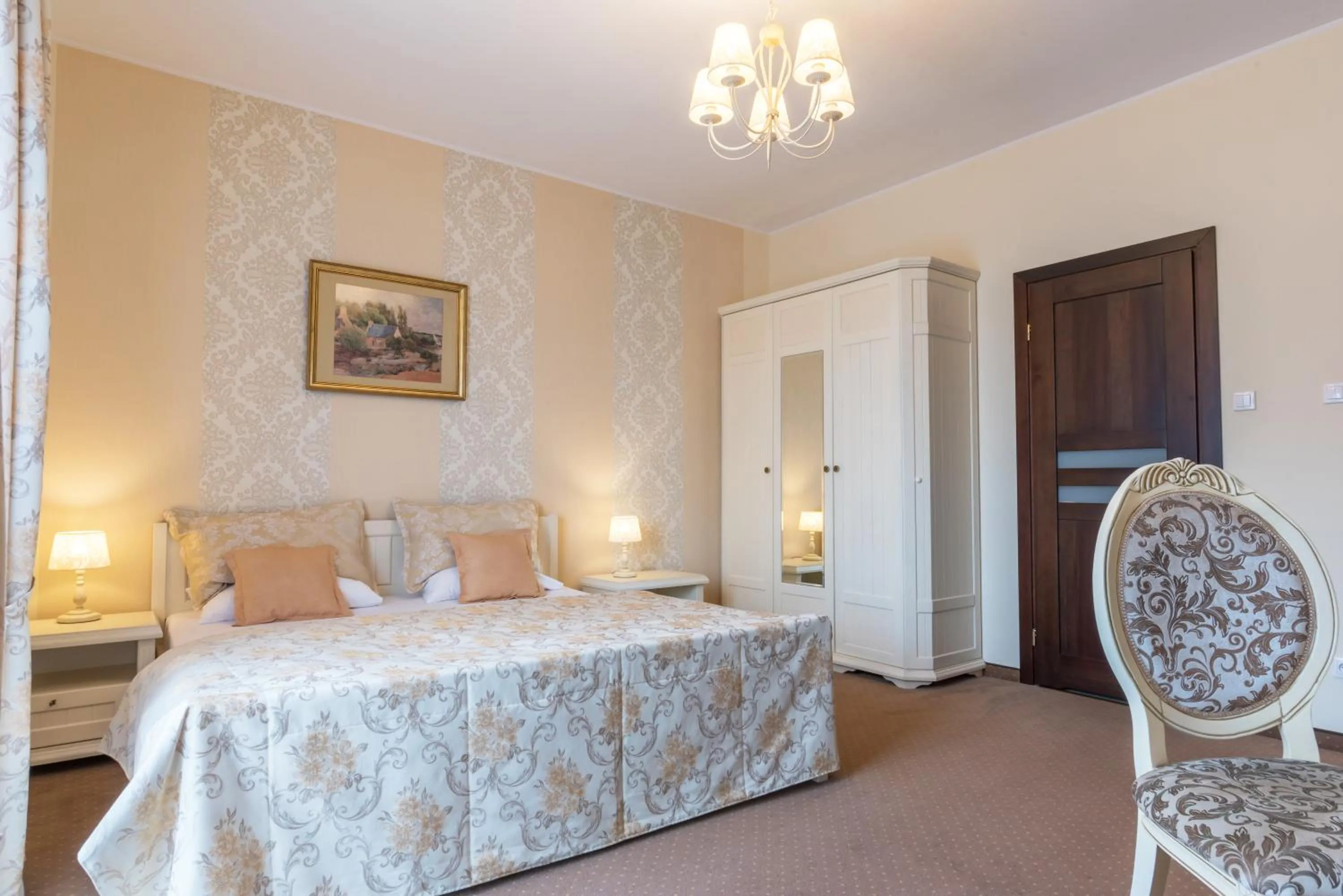 Photo of the whole room, Bed in Leszczynowy Dworek